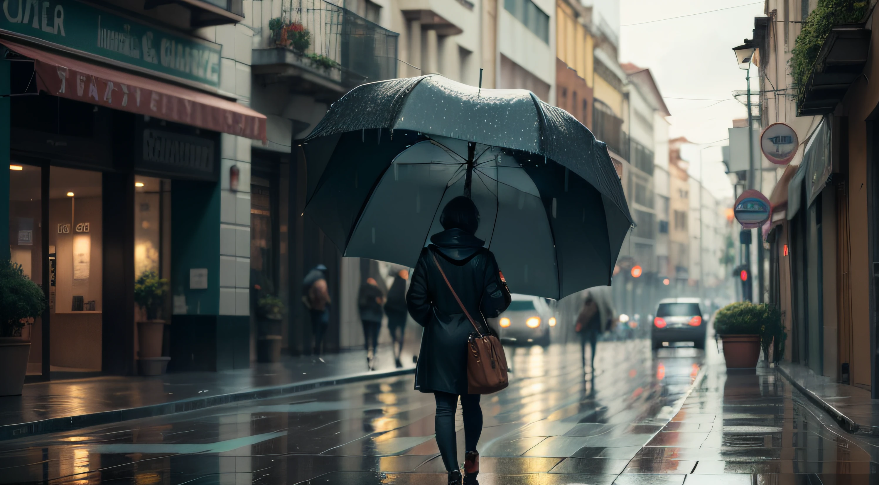 chuva, muita chuva, interfone toca
