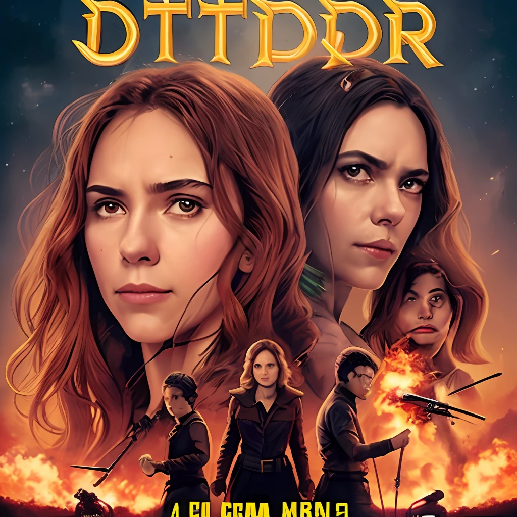 Crie uma capa de um filme contra da ditadura