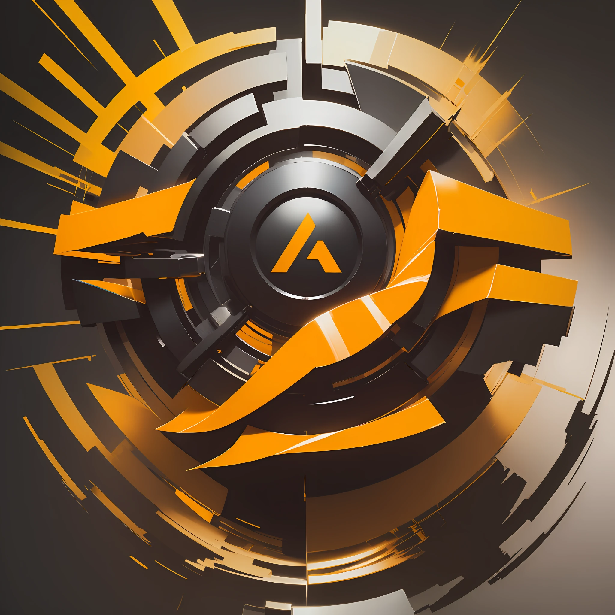 (logotipo: WarriorBlack - cores preto e laranja, raios laranja)