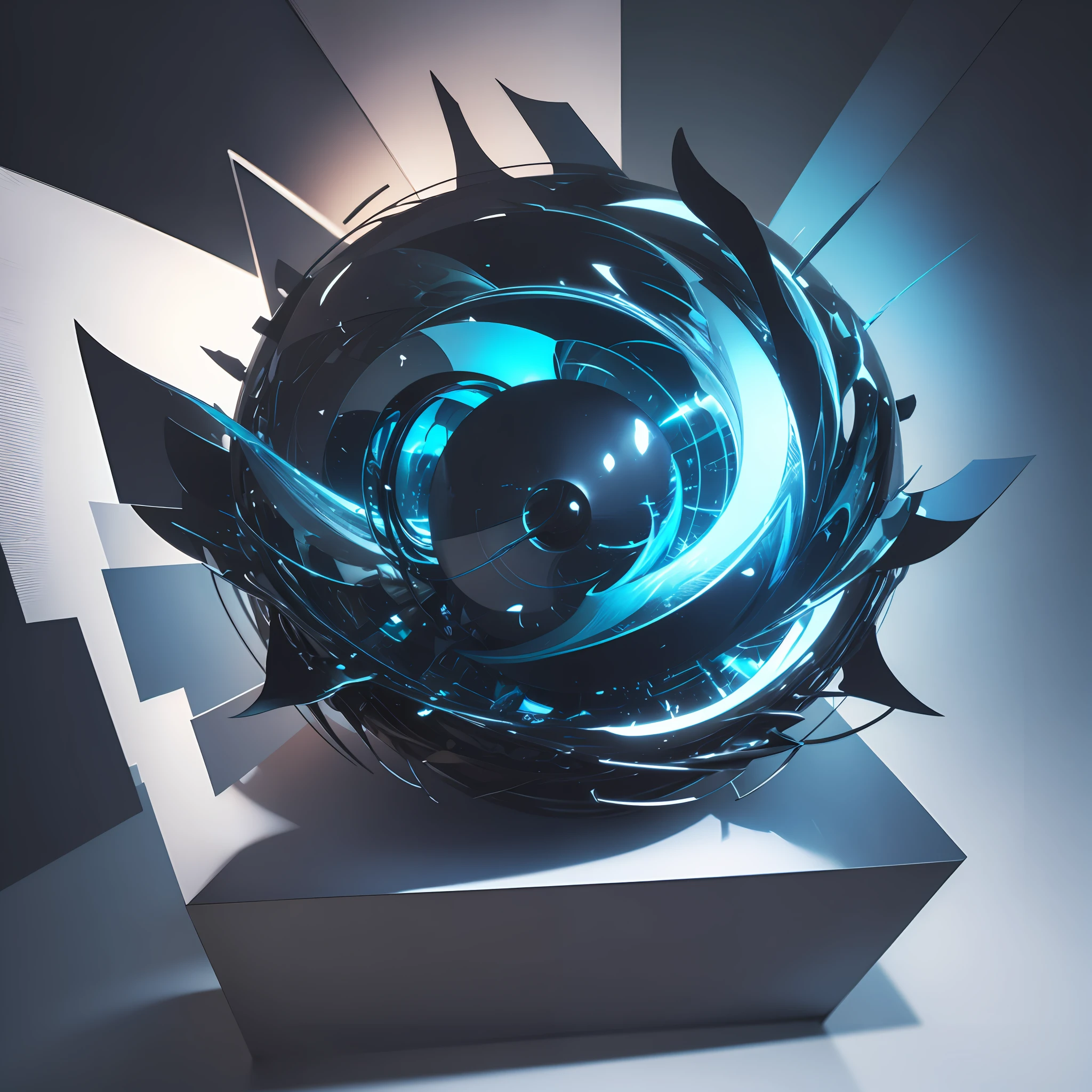 um close up de um objeto circular com uma seta amarela, c 4 d ", Avantgarde 4K Wallpaper, Cinema 4 d arte, cinema 4 d octanas, estilo sparth, Arte 3D abstrata, renderizar em octanagem, estilo vetorial, vetor behance hd jesper ejsing, Estilo C 4D, Cinema4D rendering, cinema 4d render