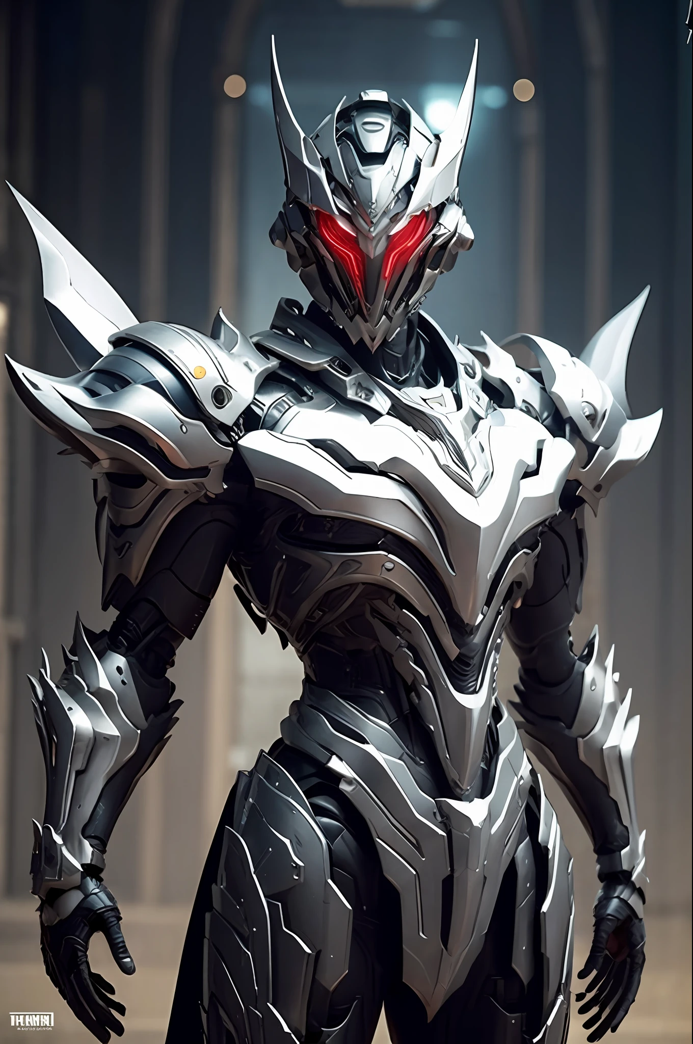 mechs,Handsome,Cool,heavy metal,The black mech has red lines,Sense of line,without showing face, Bring your feet together,Raise your right hand,Parallel to the shoulder, Handsome pose,modern day,dark cloude,Not yet,darkly
(tmasterpiece:1.2),best qualtiy,A high resolution,beautifuldetails,extremely detailed ??????,Perfect litthing,