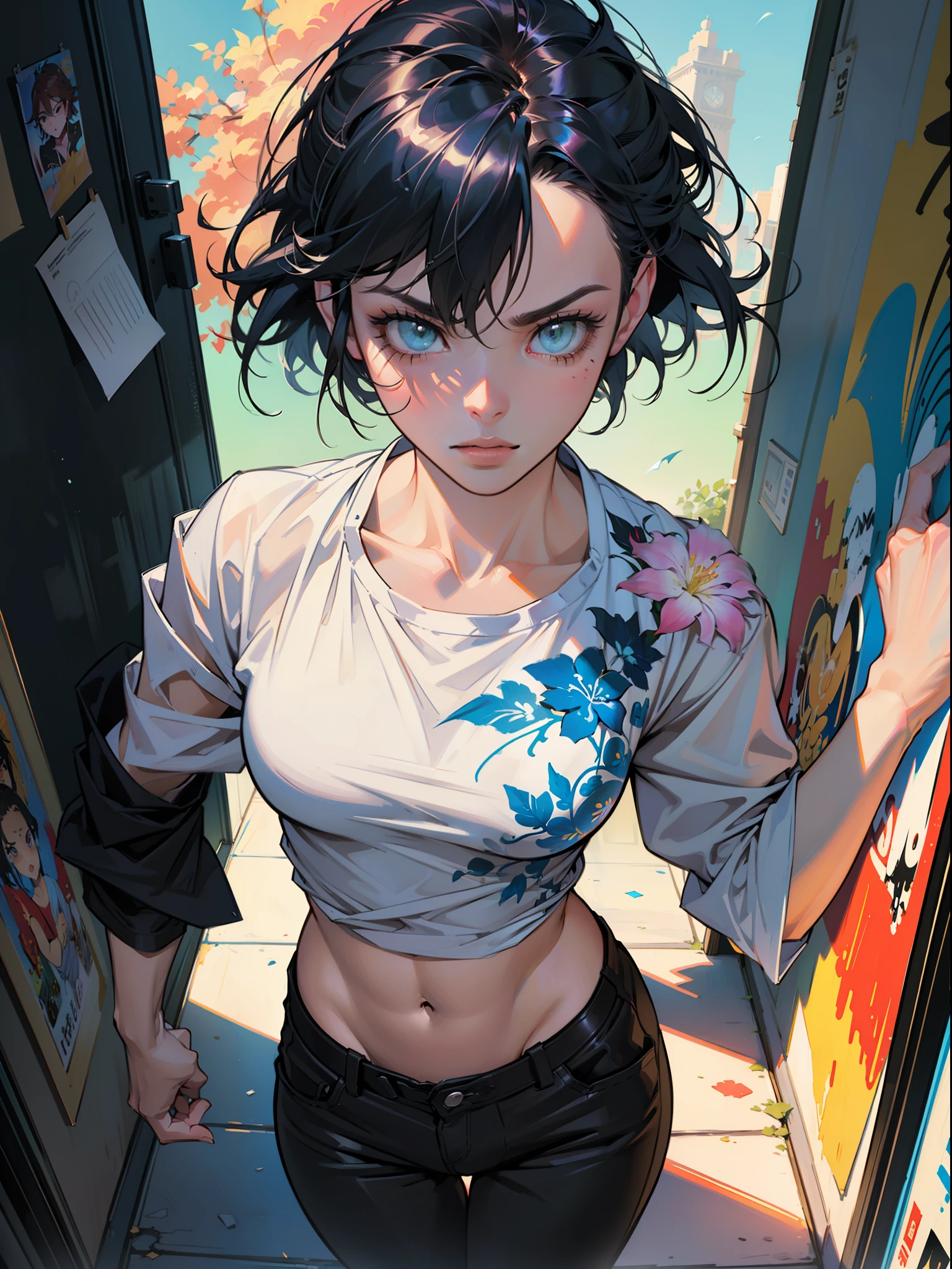 ::  comix style ryuko hikari ::2.9   style :: concept art, smooth, sharp focus, illustration, , character sheet, lightningwave, beautiful anime watercolor painting ,paint dripping by tim okamura, victor nizovtsev, greg rutkowski, noah bradley. trending on artstation, 8k, masterpiece, graffiti paint, fine detail, full of color, intricate detail, golden ratio illustration,monochromatic green background, masterpiece, best quality, high quality, highres, best quality, high resolution fix, bright amazing lighting, detail enhancement,(beautiful and clear background:1.2),, fantastic paintings ,graffit style, best quality, high quality, highres, detail enhancement, ((most beautiful image in the world)), masterpiece, best quality, high quality, highres, detail enhancement, ((most beautiful image )), , emphasis on the correct 5 fingers on each hand and the correct shadow, , bright image, art by stanley artgerm lau, art by kenneth rocafort, art by genzoman, art by joe madureira, art by blushyspicy, art by stjepan sejic, art by j scott campbell, art by guillem march, art by citemer liu, 4k, high resolution, comic book, comic book character, comic, high quality, masterpiece, best quality, high quality, highres, amazing lighting, detail enhancement, most beautiful image in the world, 8k resolution, awe inspiring, hd, 4k, masterpiece, highres, absurdres, natural volumetric lighting and best shadows, deep depth of field, sharp focus,::inking comix on pencils  by richard luong ::stunningly