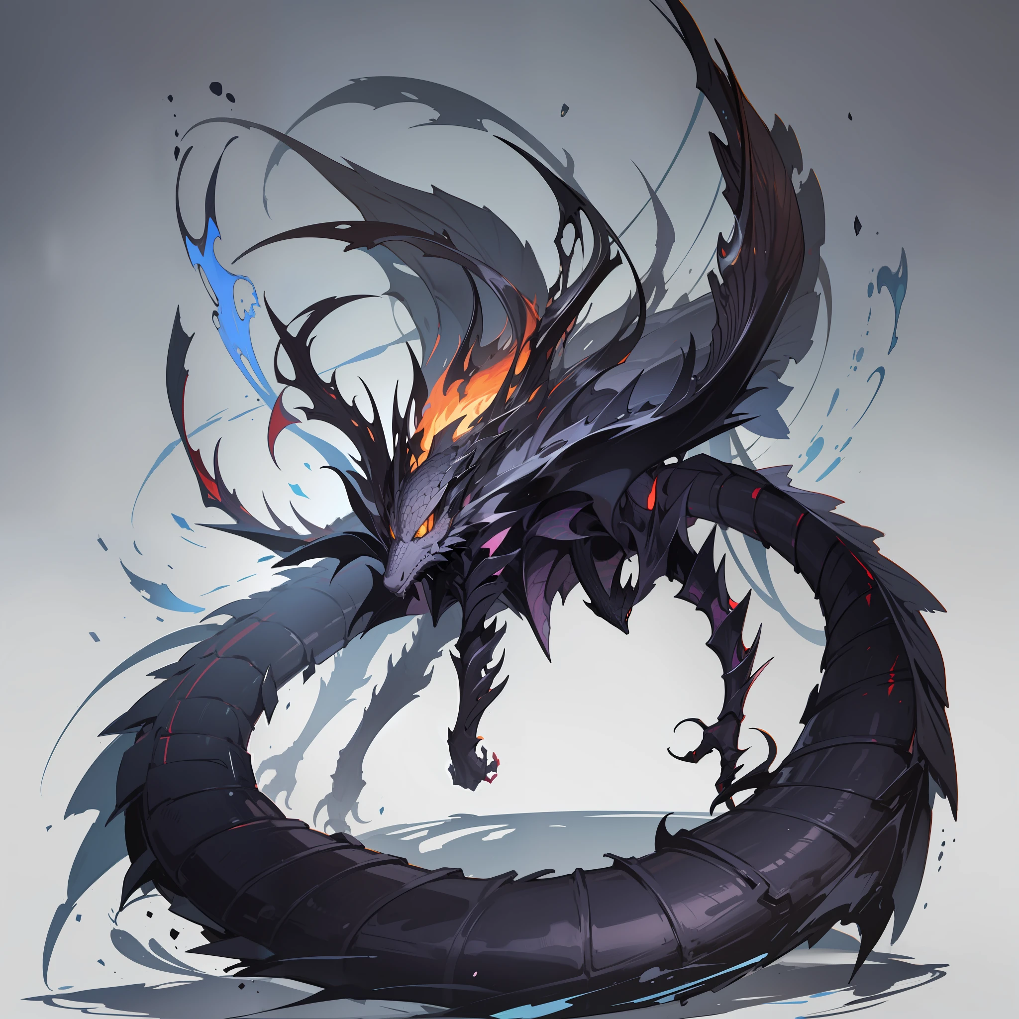 Merge a creature based on a Dragon with characteristics of a Spider.