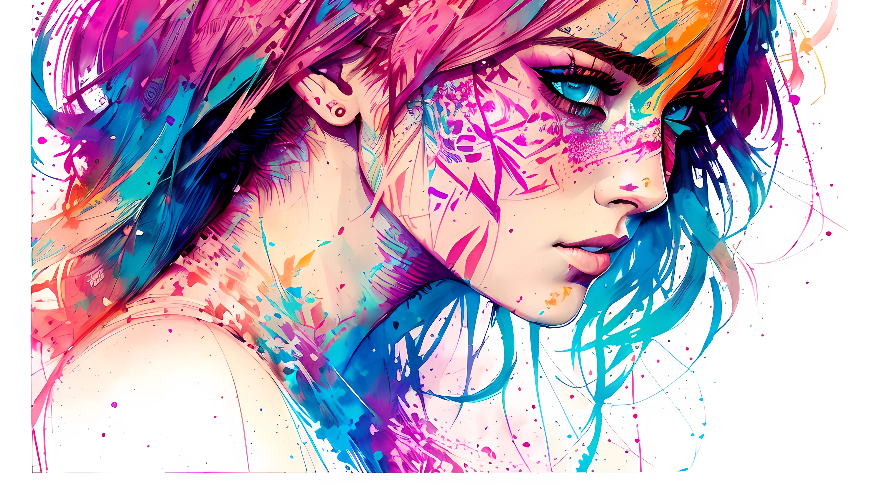 strong warrior princess, centered, key visual, intricate, highly detailed, breathtaking beauty, precise lineart, vibrant, comprehensive cinematic, Carne Griffiths, Conrad Roset, (the most beautiful portrait in the world:1.5)