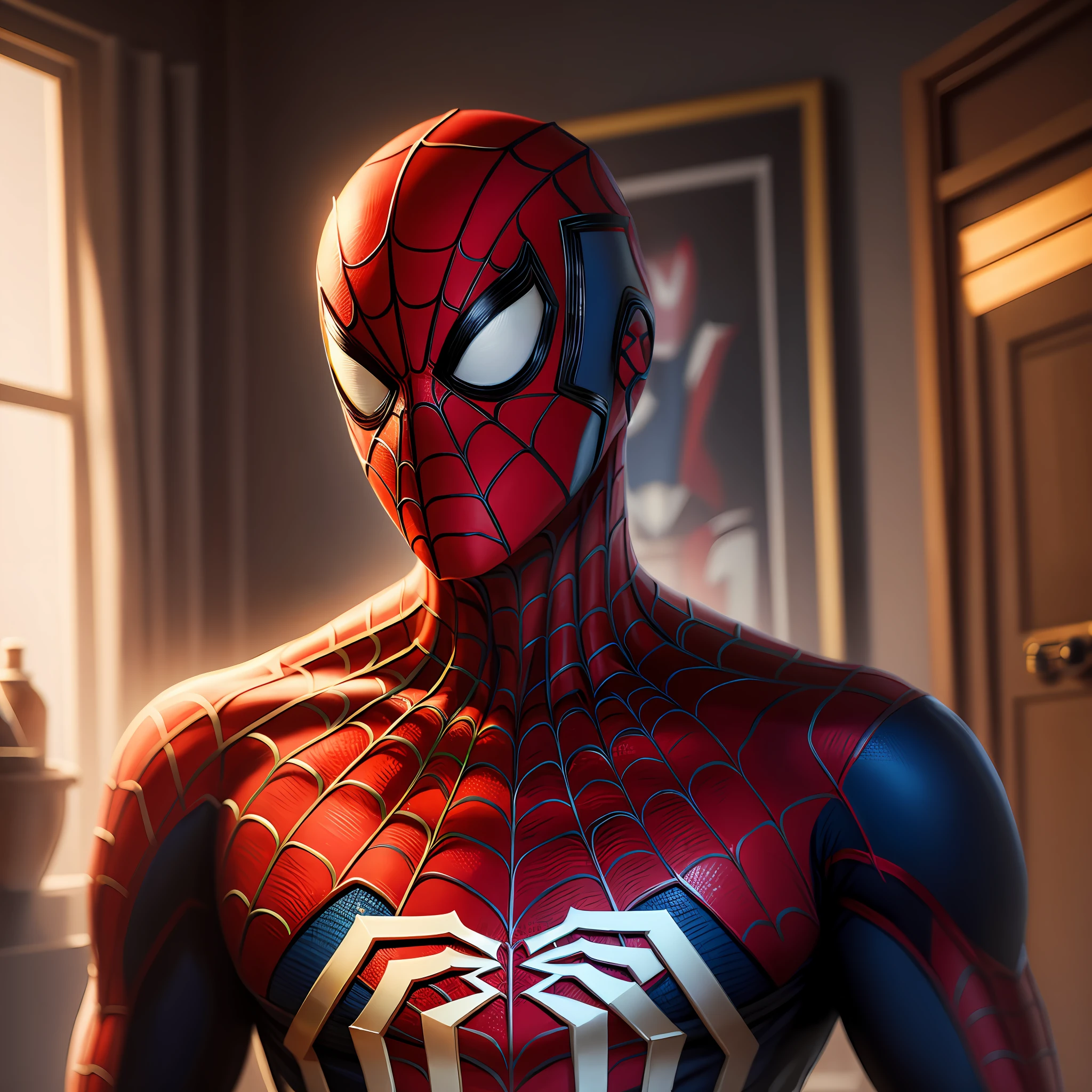 (digital painting),(best quality), 8k ultra-realistic, The Amazing Spiderman