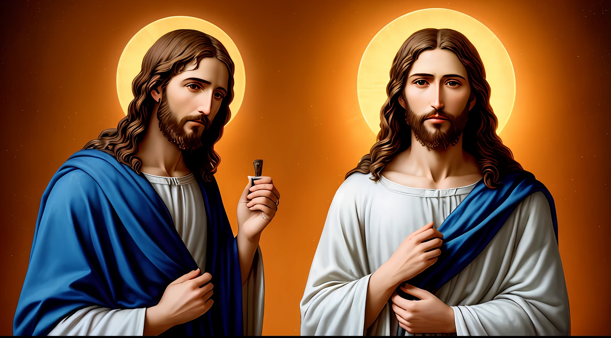 Photographic Real Jesus, 8k blessings people giving heaven, portrait natural Photographic
