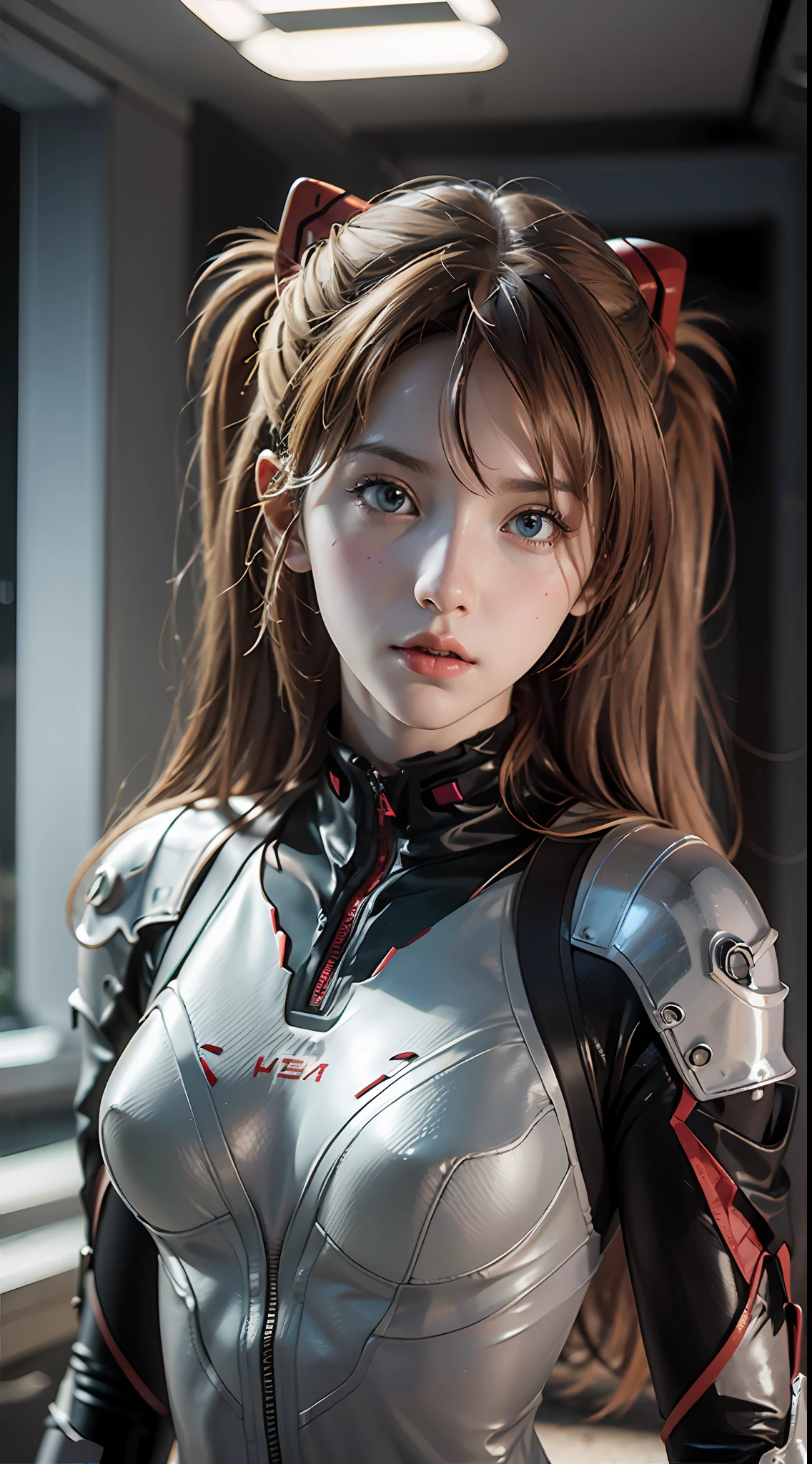 ((Best quality)), ((masterpiece)), (detailed:1.4), 3D, Asuka Langley Soryu,明日香,HDR (High Dynamic Range),Ray Tracing,NVIDIA RTX,Super-Resolution,Unreal 5,Subsurface scattering,PBR Texturing,Post-processing,Anisotropic Filtering,Depth-of-field,Maximum clarity and sharpness,Multi-layered textures,Albedo and Specular maps,Surface shading,Accurate simulation of light-material interaction,Perfect proportions,Octane Render,Two-tone lighting,Wide aperture,Low ISO,White balance,Rule of thirds,8K RAW,