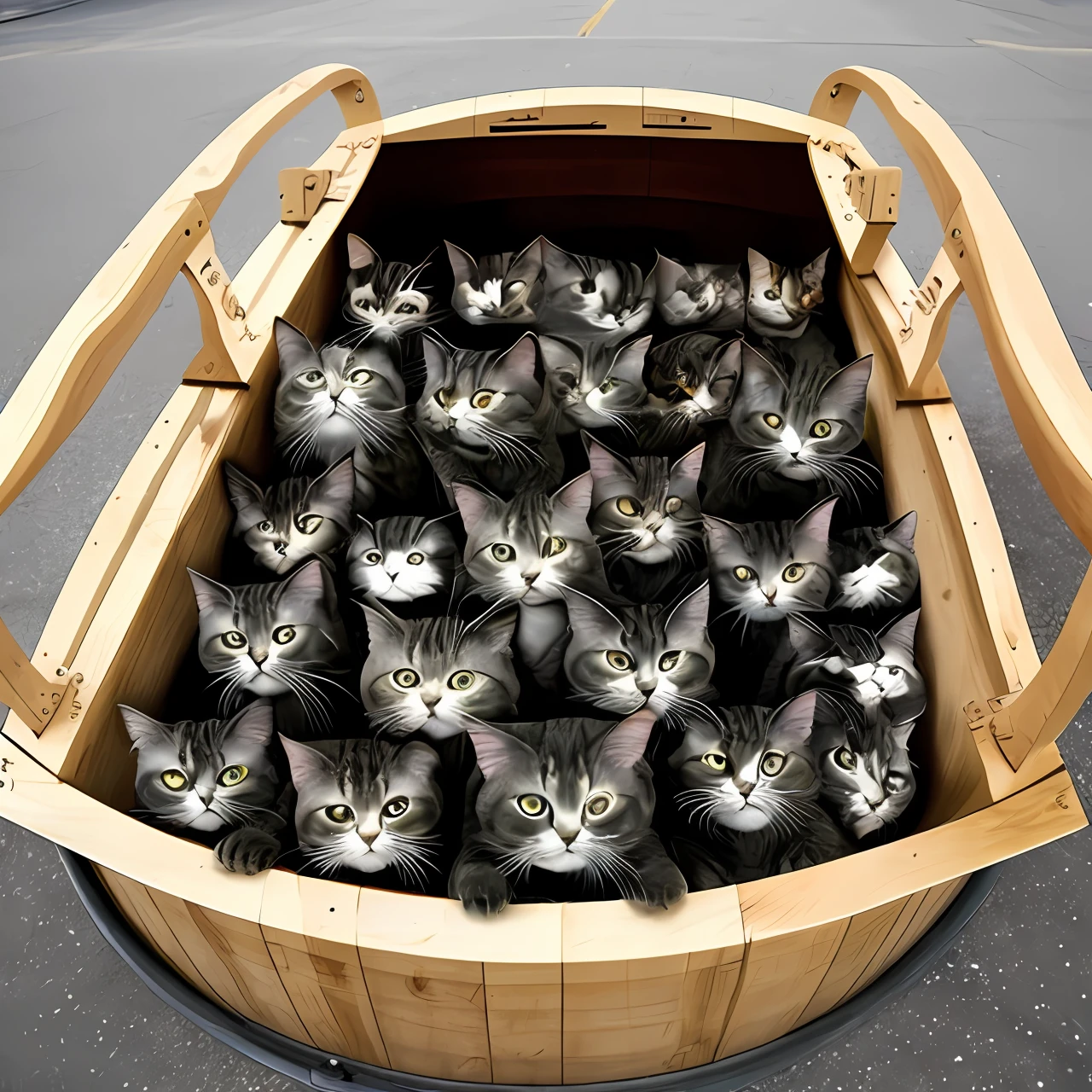 Barreled cats