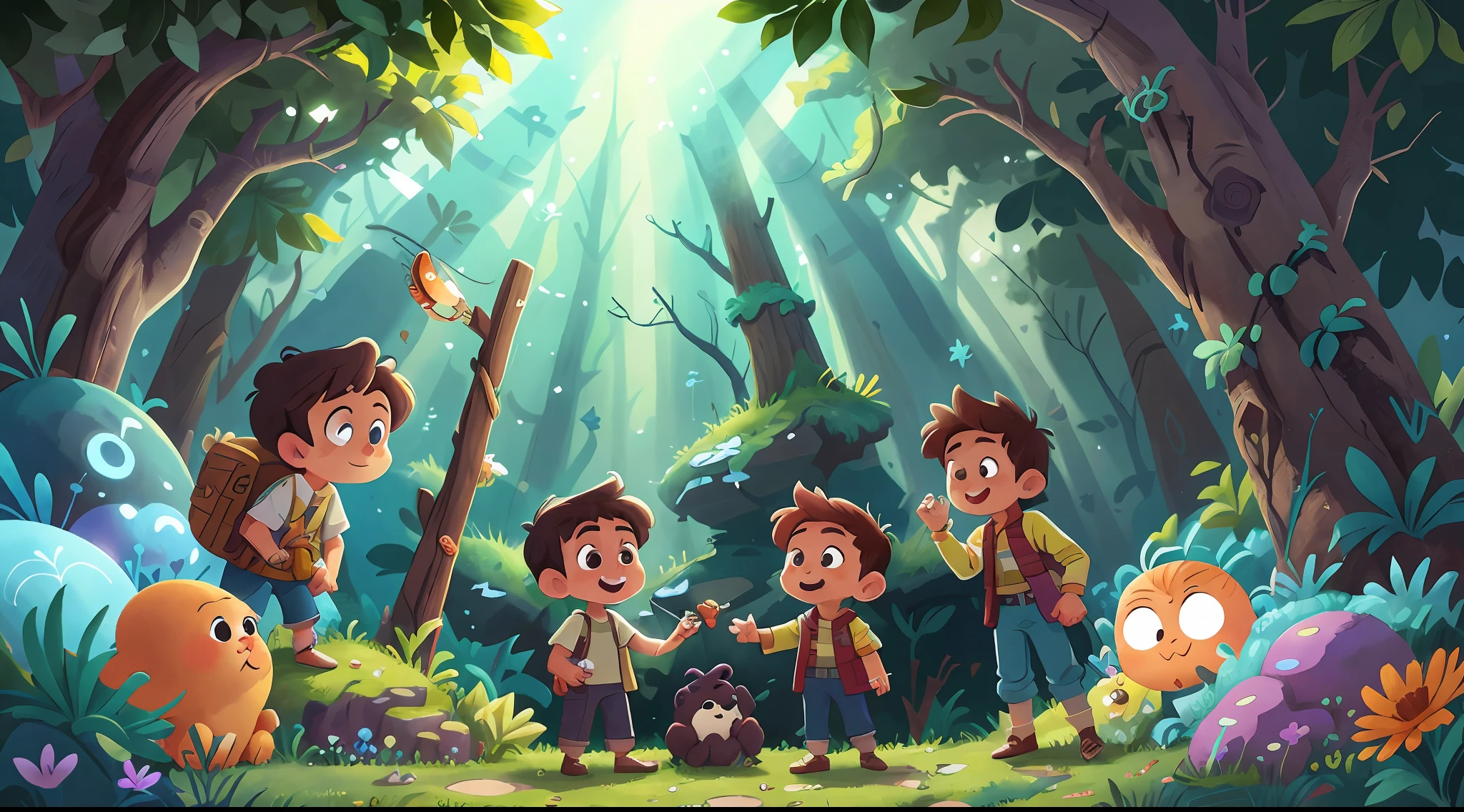 "This story teaches us that curiosity and courage take us to incredible places. Pedro discovered a magical portal and had the opportunity to meet fantastic creatures, face challenges and protect an enchanted world. But, more than that, he learned about friendship , union and the importance of following your heart. Even when he returned home, he kept the memories and inspiration of that magical journey with him. May we always seek adventures and believe in the magic that exists around us, because within each one of us us there is a keeper of magical portals ready to discover the extraordinary."
