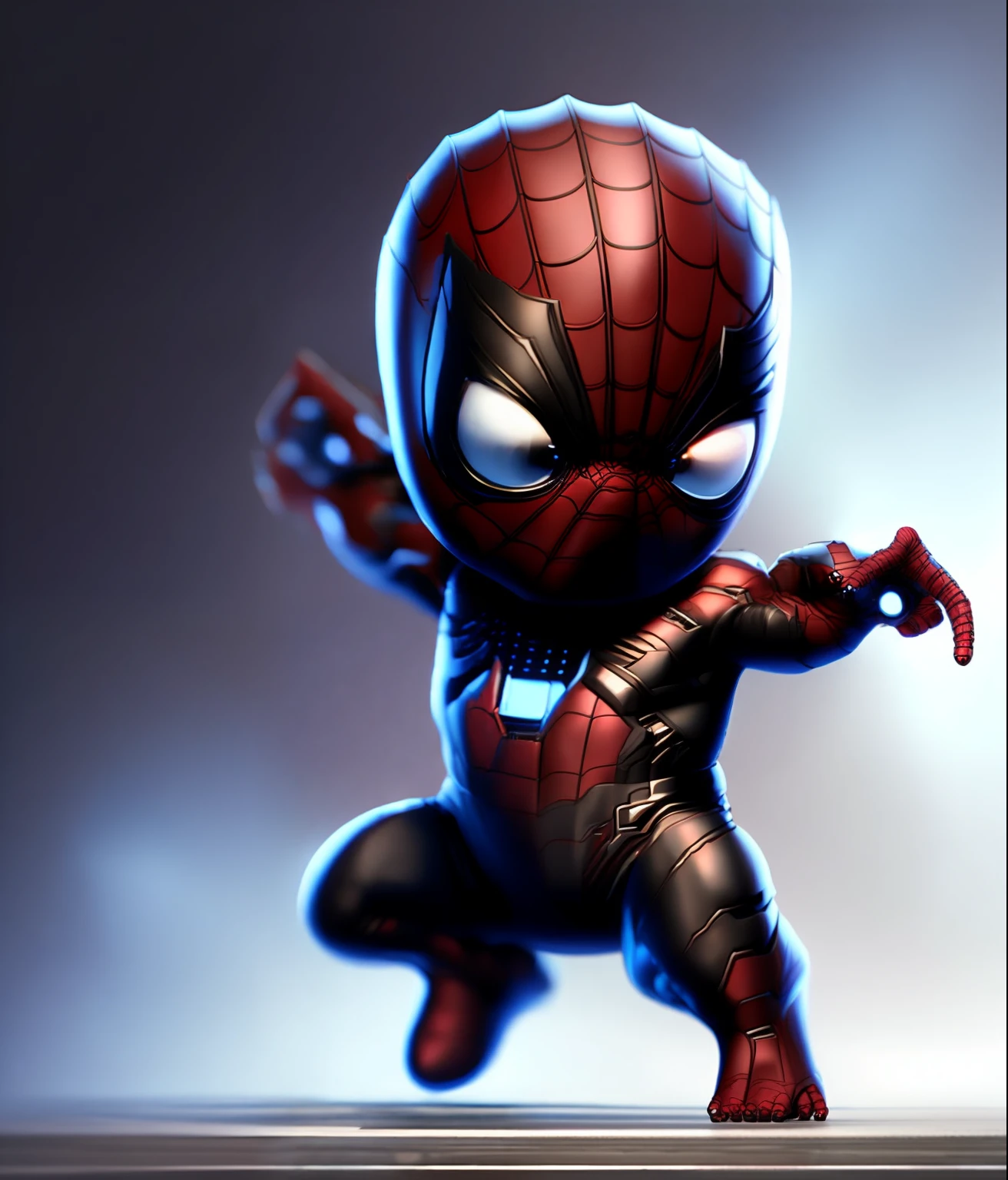 Cinematic take of gorgeous realistic spider man, rodeado de fuego, sin costuras, epic, Kinematic, detalles intrincados, galardonados, Great lighting, sombreado, alta calidad, detallado