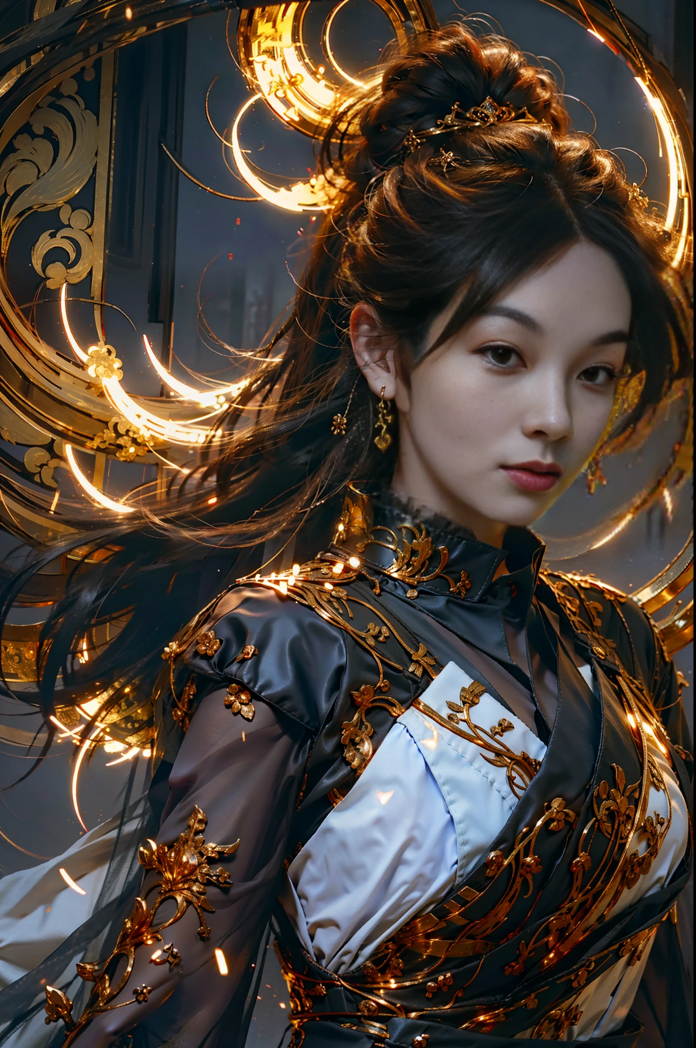 The collar of the dress is clearer，Do not break