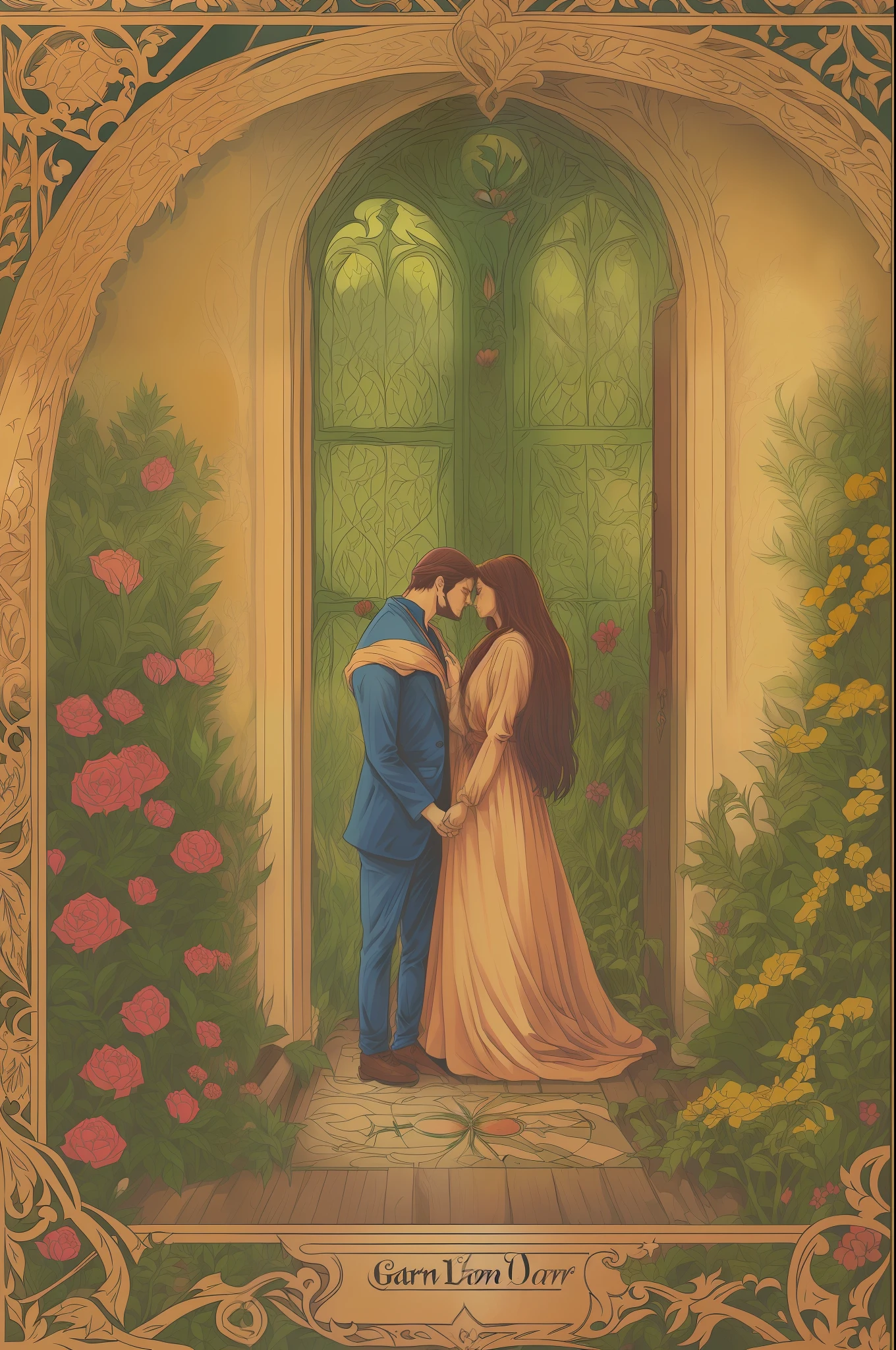 Fantasy Garden Tarot, lovers