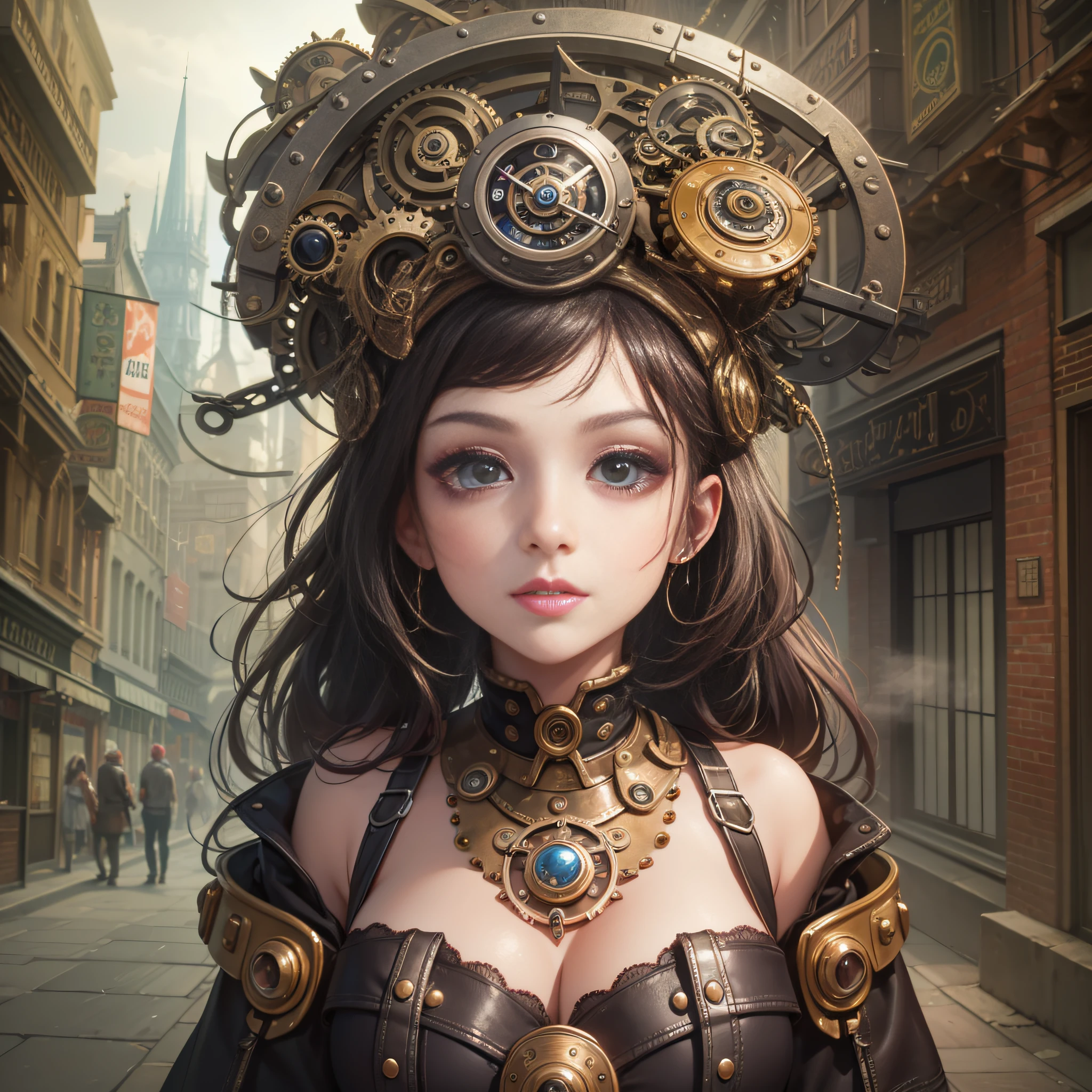 oficer jenny steam punk, 8k