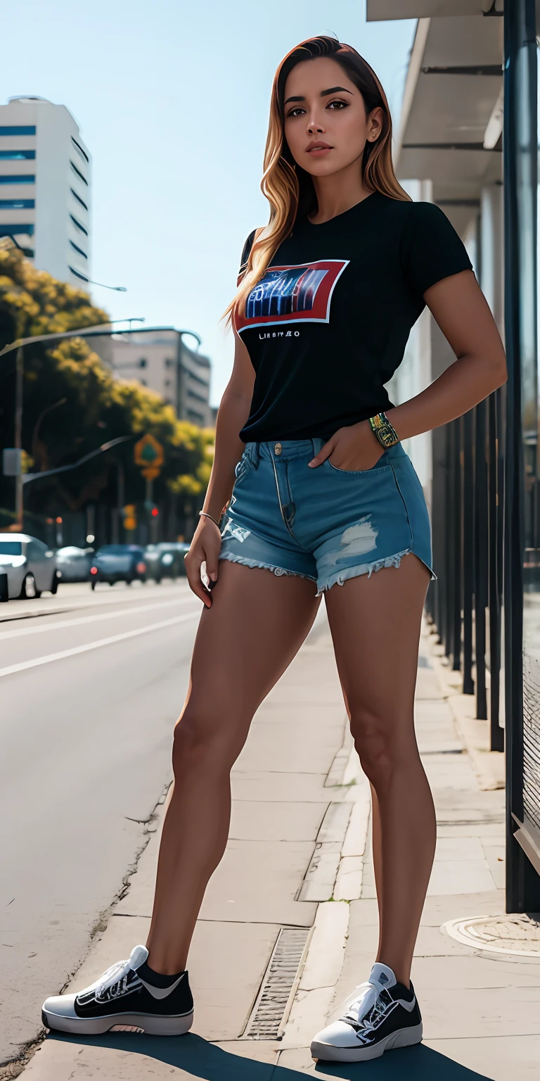 linda (mulher) skateboarder sueca, (((loira))), corpo inteiro, em roupa skateboarder, ((magro, pequeno)), ((t-shirt e Shorts)), fotorrealista, foto, obra-prima, realista, realismo, fotorrealismo, alto contraste, Photorealistic digital art trend on Artstation 8k HD high definition realistic detail, detalhada, textura da pele, hiperdetalhada, textura realista da pele, armadura, melhor qualidade, ultra high-resolution, (fotorrealista: 1.4), alta resolução, detalhada, foto crua, sharp re, by photographer J. R. Duran nikon d850 film stock photography 4 camera kodak portra 400 lens f1.6 pale colors hyper realistic texture dramatic lighting unrealengine trend in artstation cinestill 800, RAW.