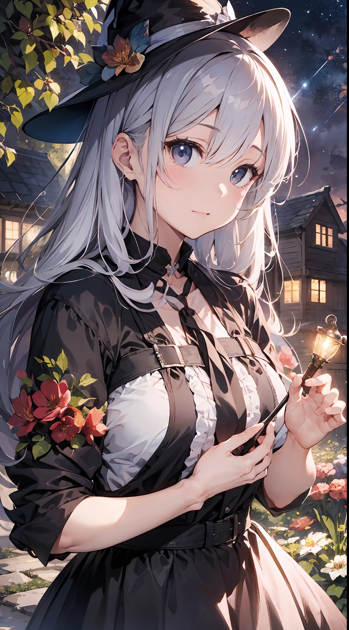 (Master masterpiece、最好质量、highestres、offcial art、Beautifully Aesthetic:1.2)、(Master masterpiece、最好质量、最好质量、offcial art、Beautifully Aesthetic:1.2)、(Master masterpiece、最好质量、最好质量、offcial art、Beautifully Aesthetic:1.2)、(1girl in:1.3)、Extremely detailled、(Fractal Art:1.3)、colourfull、highestdetailed、「Enchanting witch from another world」This painting titled、It depicts a captivating beautiful witch manipulating magic in the castle gardens without limits。The castle spreads out、The garden there is、It creates an atmosphere as if a door to another world has appeared..。
Standing at the center is、Beautiful witch in a sophisticated dress。His face is meticulously drawn.、He has a profound expression on his face, as if he strongly wishes for something.。In her hand is a luxurious wand.、From that wand is emitting mighty magical powers。 The magic cast is、It was released as an explosive force from the tip of the wand.、The energy that reverberates through the garden as a beam of colorful light is very powerful.、A beam of light makes a large trajectory in the sky。
The charm of this painting is、The mighty and enchanting beauty of the witch、ve、It skillfully captures the mystique of the garden.。 、And the witch's facial expressions and movements are very realistic.、It has the power to draw the viewer into the place。
Moreover、the light and shadow production is also stunning。The beam of light emitted by the cane is、Illuminate the gardens and castle、pure、Creates a sense of distance from the visual light source to the witch.。Quality produces realistic images、It can convey visual beauty and story appeal at the same time。
This is、Not only visually appealing works、It is a work that further enriches the visual experience by drawing a story.。 」We are thinking about the theme to the fullest。The images are very realistic and、Very detailed and、Must be a high resolution 16k。Sony F and 24-105mm f / Use a Sony Alpha 4 mirrorless camera with 1G OSS lenses。ISO sensitivity to 32,000、Shutter Speed 1/Set to 125