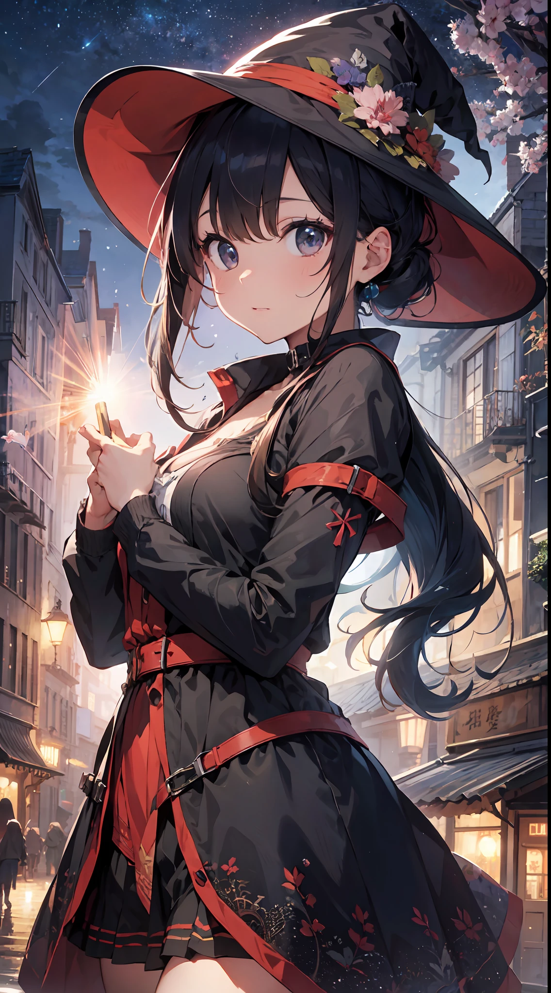 (Master masterpiece、最好质量、highestres、offcial art、Beautifully Aesthetic:1.2)、(Master masterpiece、最好质量、最好质量、offcial art、Beautifully Aesthetic:1.2)、(Master masterpiece、最好质量、最好质量、offcial art、Beautifully Aesthetic:1.2)、(1girl in:1.3)、Extremely detailled、(Fractal Art:1.3)、colourfull、highestdetailed、「Enchanting witch from another world」This painting titled、It depicts a captivating beautiful witch manipulating magic in the castle gardens without limits。The castle spreads out、The garden there is、It creates an atmosphere as if a door to another world has appeared..。
Standing at the center is、Beautiful witch in a sophisticated dress。His face is meticulously drawn.、He has a profound expression on his face, as if he strongly wishes for something.。In her hand is a luxurious wand.、From that wand is emitting mighty magical powers。 The magic cast is、It was released as an explosive force from the tip of the wand.、The energy that reverberates through the garden as a beam of colorful light is very powerful.、A beam of light makes a large trajectory in the sky。
The charm of this painting is、The mighty and enchanting beauty of the witch、ve、It skillfully captures the mystique of the garden.。 、And the witch's facial expressions and movements are very realistic.、It has the power to draw the viewer into the place。
Moreover、the light and shadow production is also stunning。The beam of light emitted by the cane is、Illuminate the gardens and castle、pure、Creates a sense of distance from the visual light source to the witch.。Quality produces realistic images、It can convey visual beauty and story appeal at the same time。
This is、Not only visually appealing works、It is a work that further enriches the visual experience by drawing a story.。 」We are thinking about the theme to the fullest。The images are very realistic and、Very detailed and、Must be a high resolution 16k。Sony F and 24-105mm f / Use a Sony Alpha 4 mirrorless camera with 1G OSS lenses。ISO sensitivity to 32,000、Shutter Speed 1/Set to 125