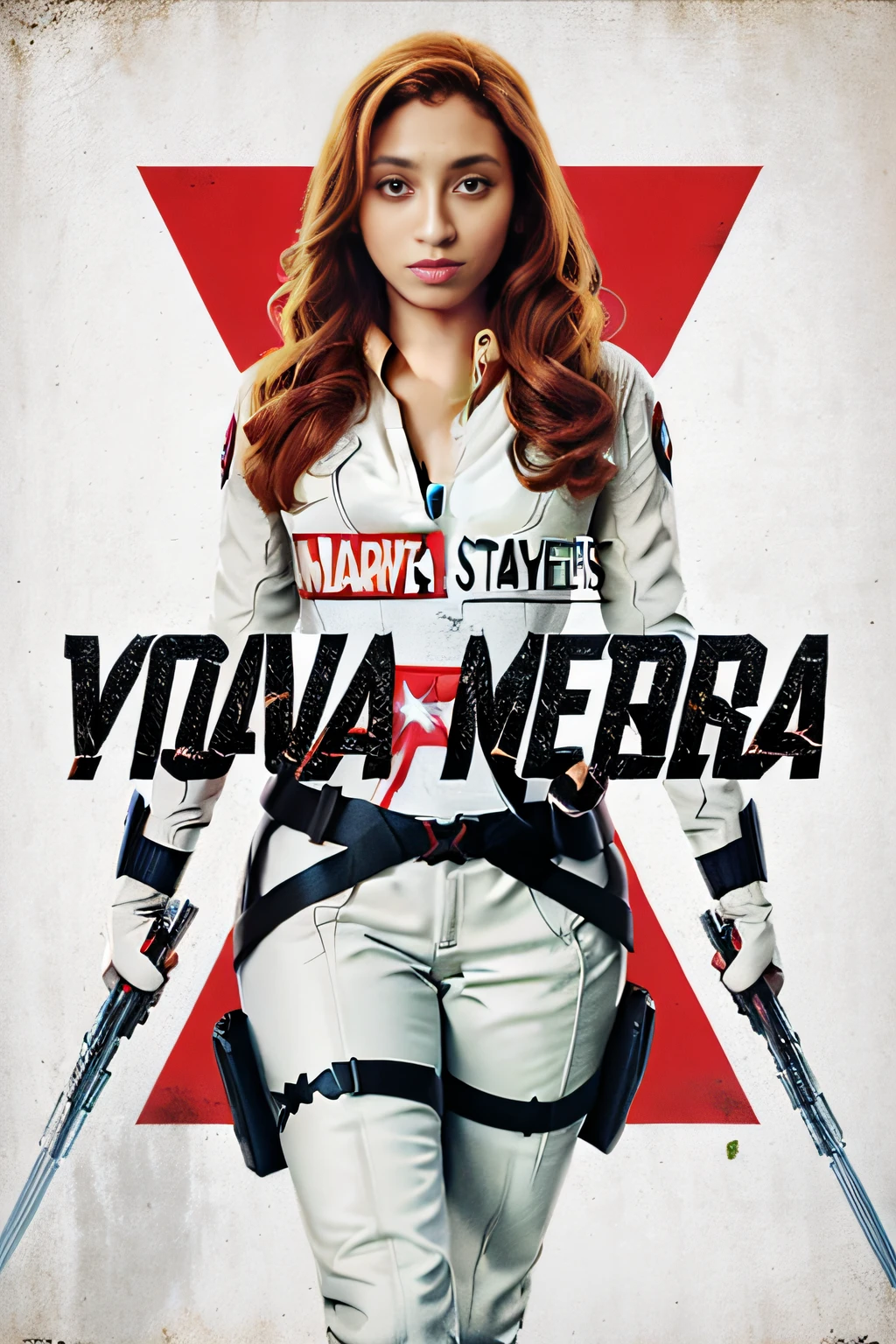 A poster of the first trailer for the film,'Marvel Studios', apresentando uma mulher em traje branco, Black Widow, Da Marvel Studios, emma watson as black widow, marvel studios, scarlett johansson black widow, elizabeth olsen as black widow, De um filme da Marvel, alison brie as black widow, Official Marvel Media, Cartaz do filme Marvel, marvel poster, cartaz de filme sem texto --auto
