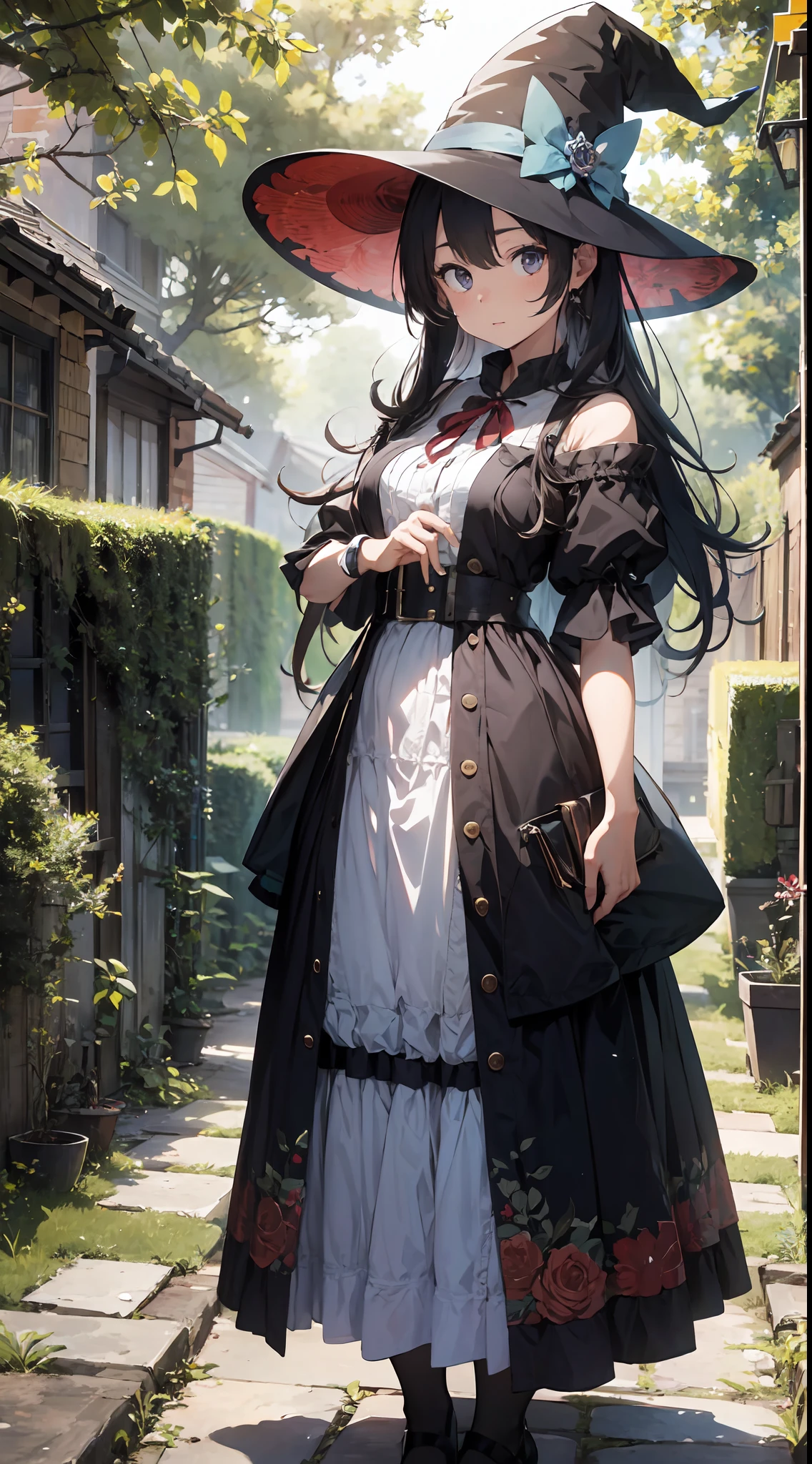 (Master masterpiece、最好质量、highestres、offcial art、Beautifully Aesthetic:1.2)、(Master masterpiece、最好质量、最好质量、offcial art、Beautifully Aesthetic:1.2)、(Master masterpiece、最好质量、最好质量、offcial art、Beautifully Aesthetic:1.2)、(1girl in:1.3)、Extremely detailled、(Fractal Art:1.3)、colourfull、highestdetailed、「Enchanting witch from another world」This painting titled、It depicts a captivating beautiful witch manipulating magic in the castle gardens without limits。The castle spreads out、The garden there is、It creates an atmosphere as if a door to another world has appeared..。
Standing at the center is、Beautiful witch in a sophisticated dress。His face is meticulously drawn.、He has a profound expression on his face, as if he strongly wishes for something.。In her hand is a luxurious wand.、From that wand is emitting mighty magical powers。 The magic cast is、It was released as an explosive force from the tip of the wand.、The energy that reverberates through the garden as a beam of colorful light is very powerful.、A beam of light makes a large trajectory in the sky。
The charm of this painting is、The mighty and enchanting beauty of the witch、ve、It skillfully captures the mystique of the garden.。 、And the witch's facial expressions and movements are very realistic.、It has the power to draw the viewer into the place。
Moreover、the light and shadow production is also stunning。The beam of light emitted by the cane is、Illuminate the gardens and castle、pure、Creates a sense of distance from the visual light source to the witch.。Quality produces realistic images、It can convey visual beauty and story appeal at the same time。
This is、Not only visually appealing works、It is a work that further enriches the visual experience by drawing a story.。 」We are thinking about the theme to the fullest。The images are very realistic and、Very detailed and、Must be a high resolution 16k。Sony F and 24-105mm f / Use a Sony Alpha 4 mirrorless camera with 1G OSS lenses。ISO sensitivity to 32,000、Shutter Speed 1/Set to 125