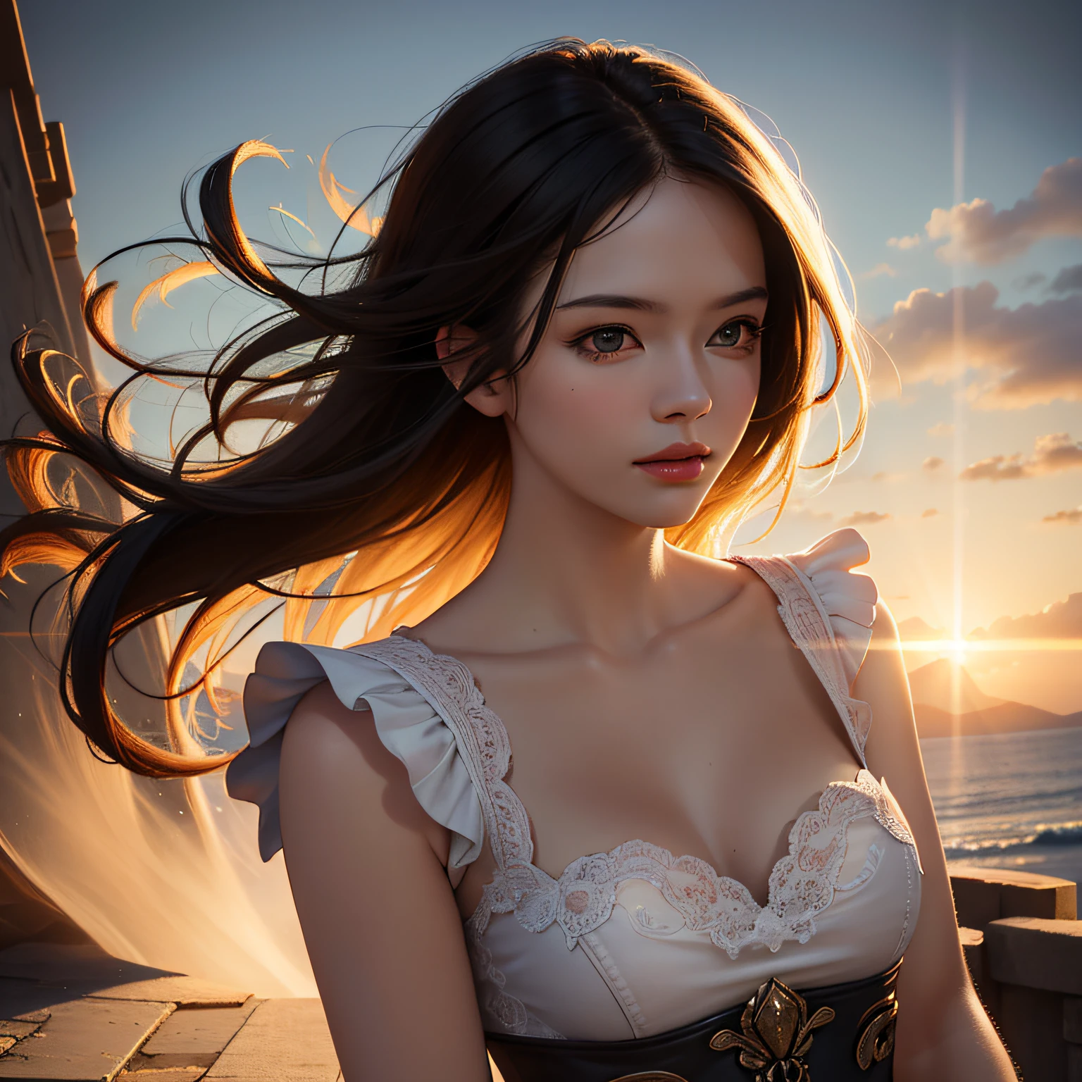 masterpiece, best quality, high quality, High definition, High quality texture, High quality shadow, high detail, realistic, Cinematic Light, sidelighting, Lens Flare, Ray tracing, sharp focus,