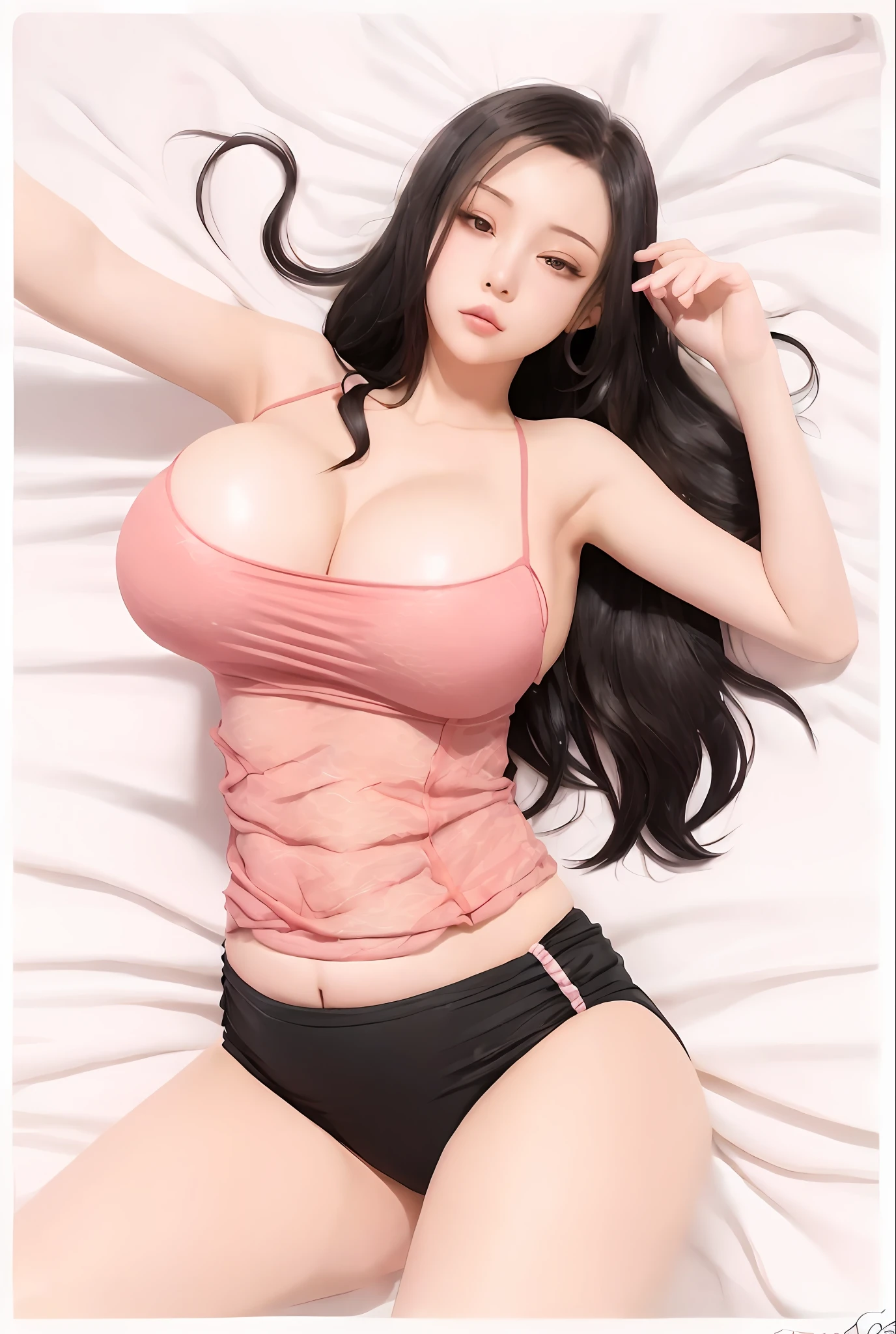 a close up of a cartoon of a woman in a bikini, nico robin, nezuko, nezuko-chan, seductive anime girl, from one piece, beautiful alluring anime , pin on anime, beautiful alluring anime woman, oppai, 16 year girl big pregnant, tifa lockhart, anime best girl, tifa lockheart, her black hair is a long curly