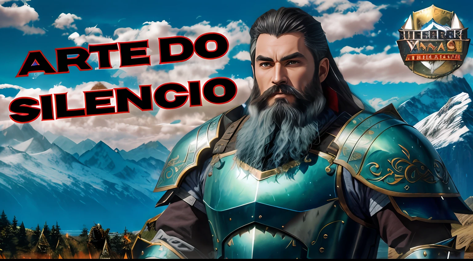 a man in armor with a beard and beard standing in front of a mountain, Vigo, the Carpathian, "Dwarf DND, Guan Yu, dnd), MMO, Lendas de Runeterra, epic fantasy d & D Hobbit Snape, DND 5 E, jogo dos, em estilo de warcraft, 🚿🗝📝, Melhor no WLOP