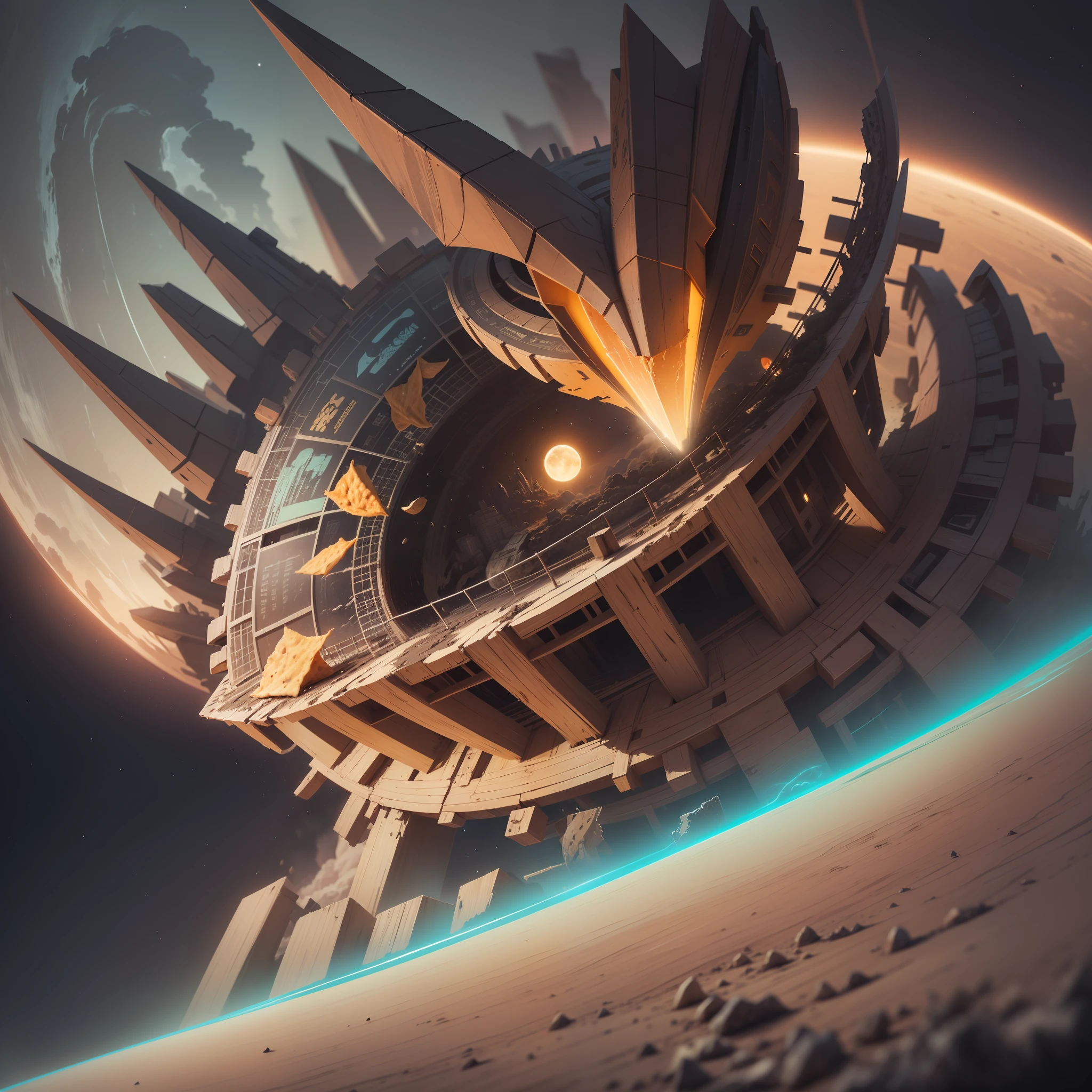 the night that the dorito planet oreo reached syzygy over the zigzag savannah, aspectacularvistaofabsolutedestruction,saulbassposter, darkness, my old friend,
alien feral filthy filigreed planet with serene natur
digital painting, highly detailed, intricated, intricated pose, clarity, high quality