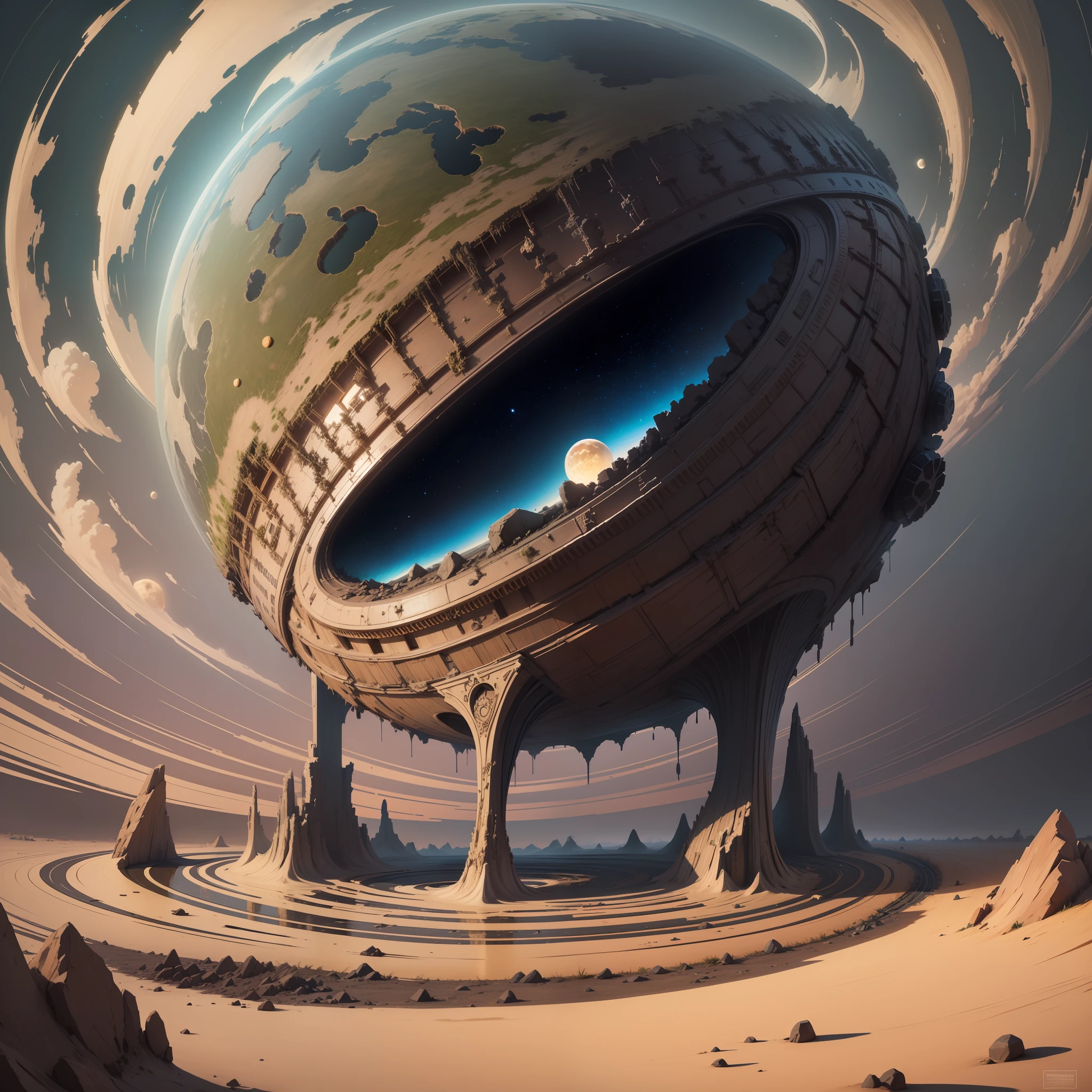 the night that the dorito planet oreo reached syzygy over the zigzag savannah, aspectacularvistaofabsolutedestruction,saulbassposter, darkness, my old friend,
alien feral filthy filigreed planet with serene natur
digital painting, highly detailed, intricated, intricated pose, clarity, high quality