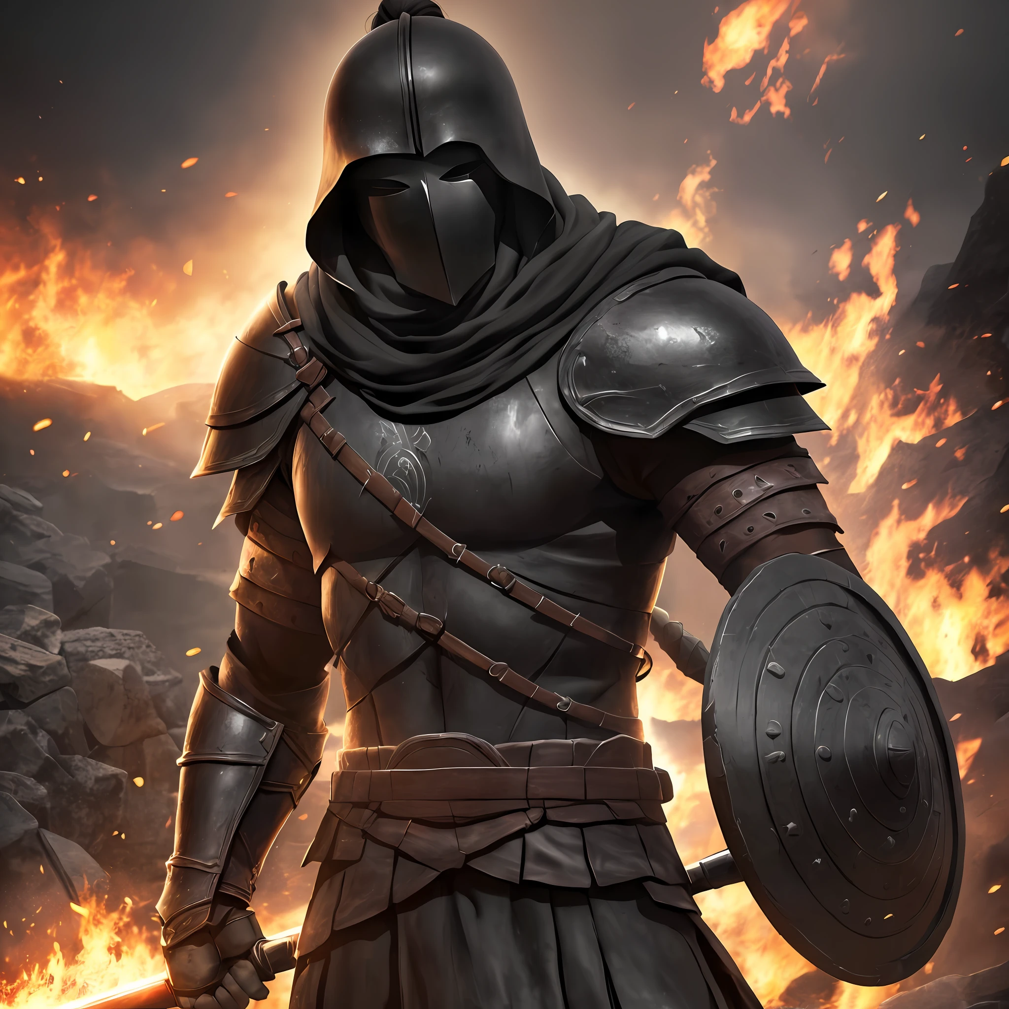 (spartan warrior, no face:0.9, black background (photorealistic):1.1 (8k:1.1), epic:1.2) --auto