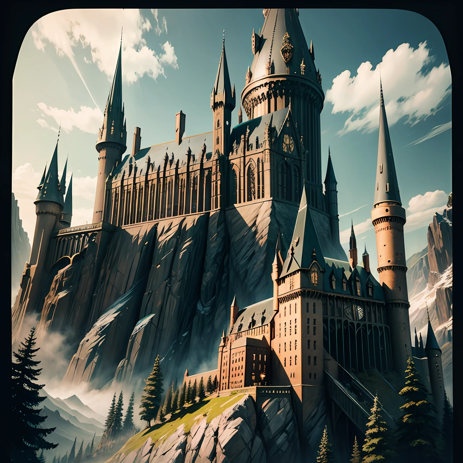 hogwarts, realistic, 8k --auto