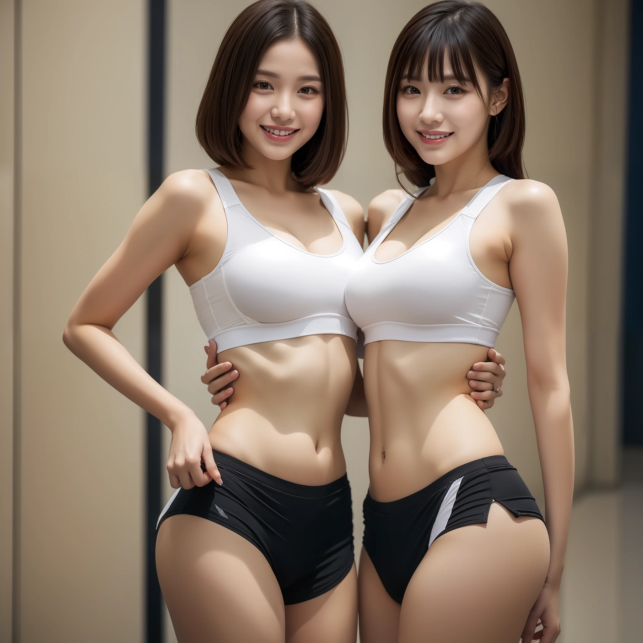 White shorts
