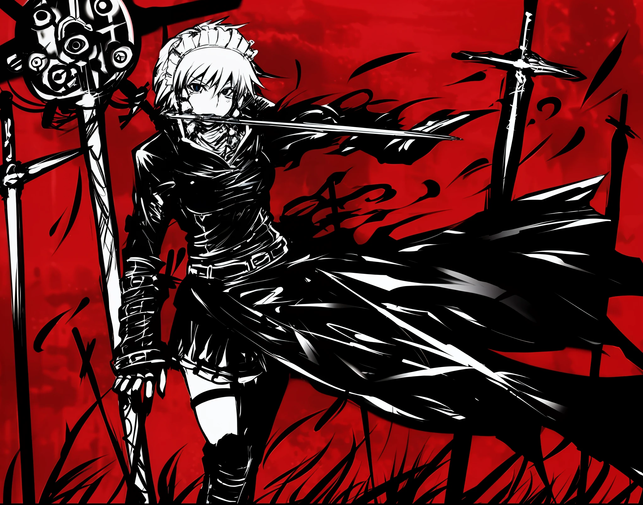 (Masterpiece : 1,8), 64k quality, final fantasy artwork concept, detailed manga eyes, detailed hair, detailed clothes, detailed body, cleaner designs, detailed face pronounced, shiny objects like jewels, see creases on clothes, more coherent clothing, more rounded eyes transparent liquid globular, more colors, more coherent clothing , correct the features of the clothes, better eyes contour, better shoulders, really colorful, coarser line, black line, finishing . (coarser line) (black line) (homogeneous rendering: 1.3)