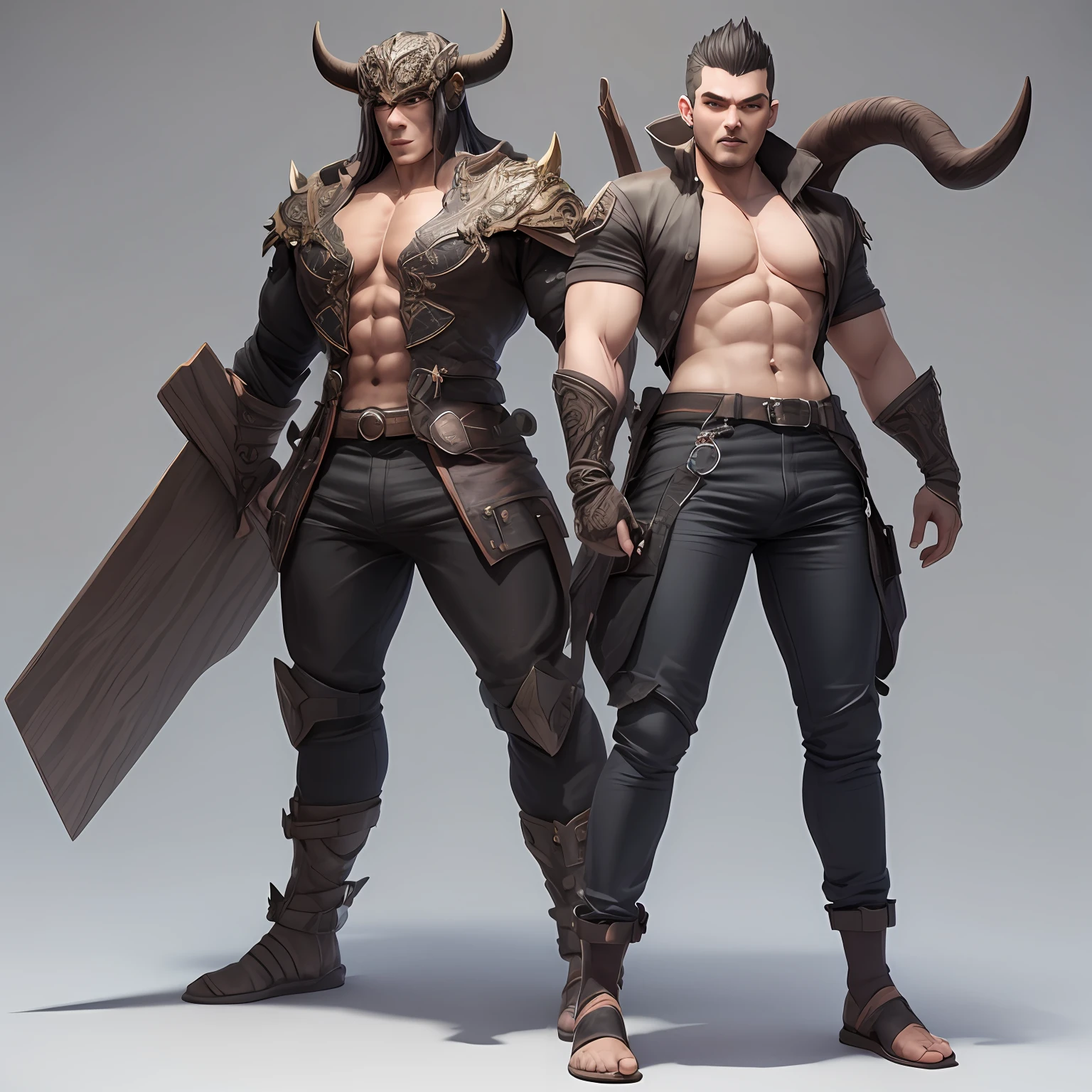 full body,Giant Tree Man, Tree Man, Guardian, tall and strong, with a sturdy body and wooden horns,
3drender,ZBrush, cute animestyle, OctaneRender,
bright light,intricate ornateanime cgi style,full body,
8K,best 6 quality --niji 5 --style expressive --ar 9:16 --s 750