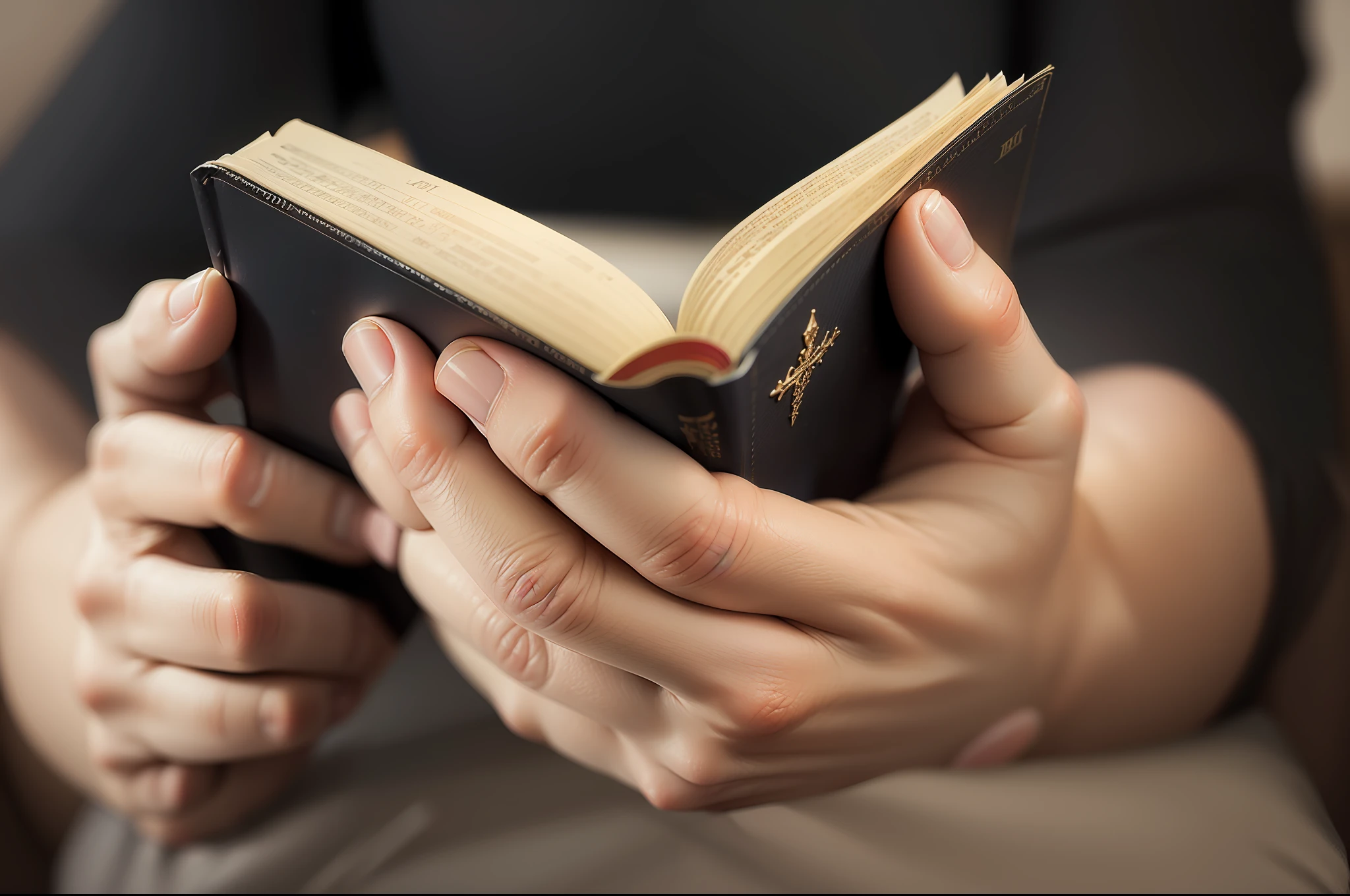 Realistic Holy Bible, em qualidade 4k, com background