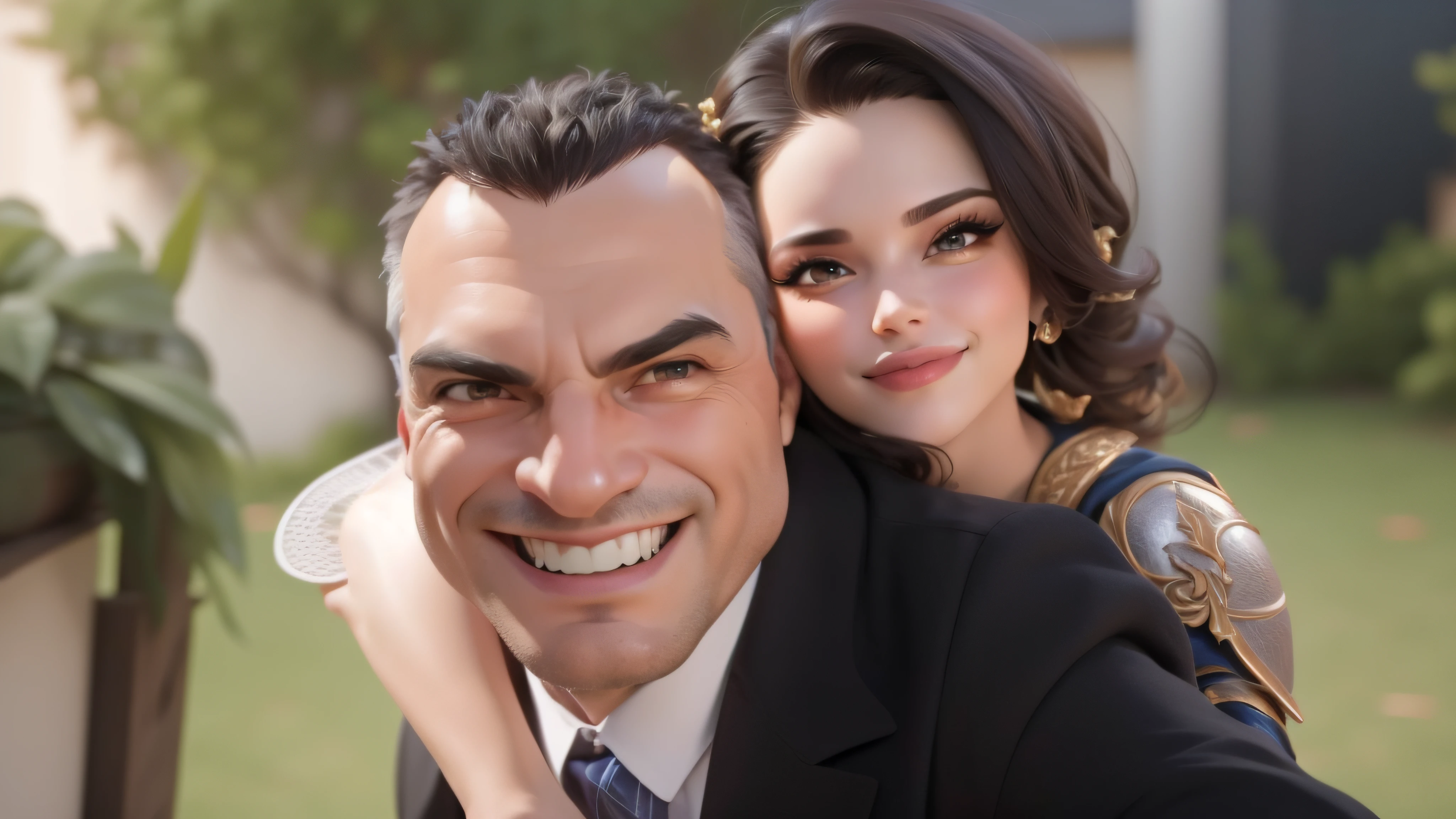 casal homem e mulher, ((Melhor Qualidade, 8K, Obra-Prima: 1.3)),