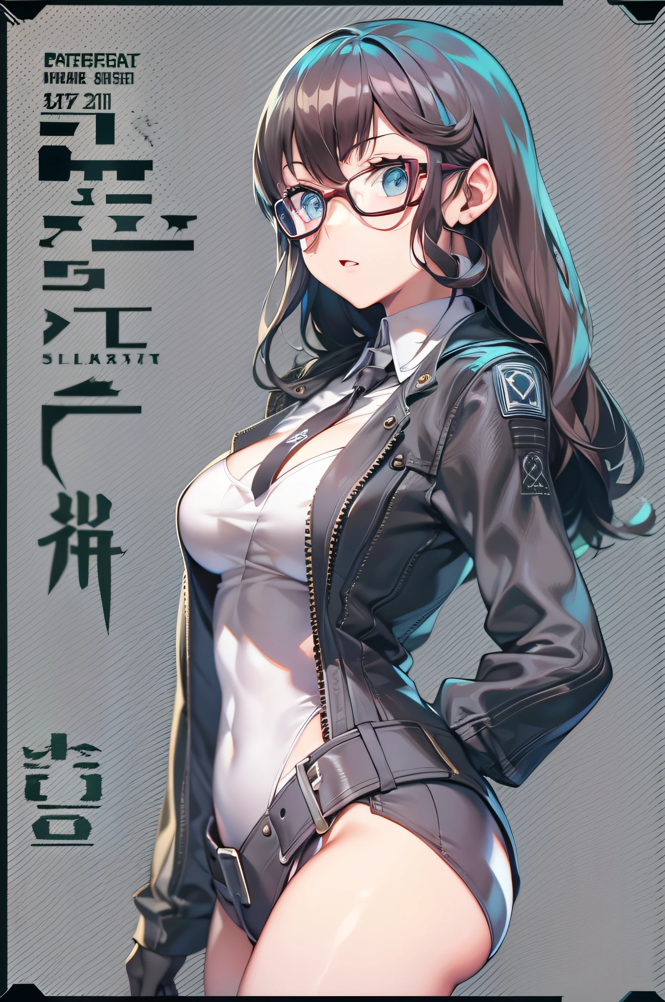 persona 5 art style、Persona 5 Style、Kasumi Yoshizawa、Yoko Asagiri、bikini-armor、Full body like、high-level image quality、poneyTail、small tits 、Bangs、Smooth thighs、Patsun、top-quality、The ultra -The high-definition、Slender legs、Fine and beautiful eyes、in 8K、a white bikini、stick out buttocks、blue hairs