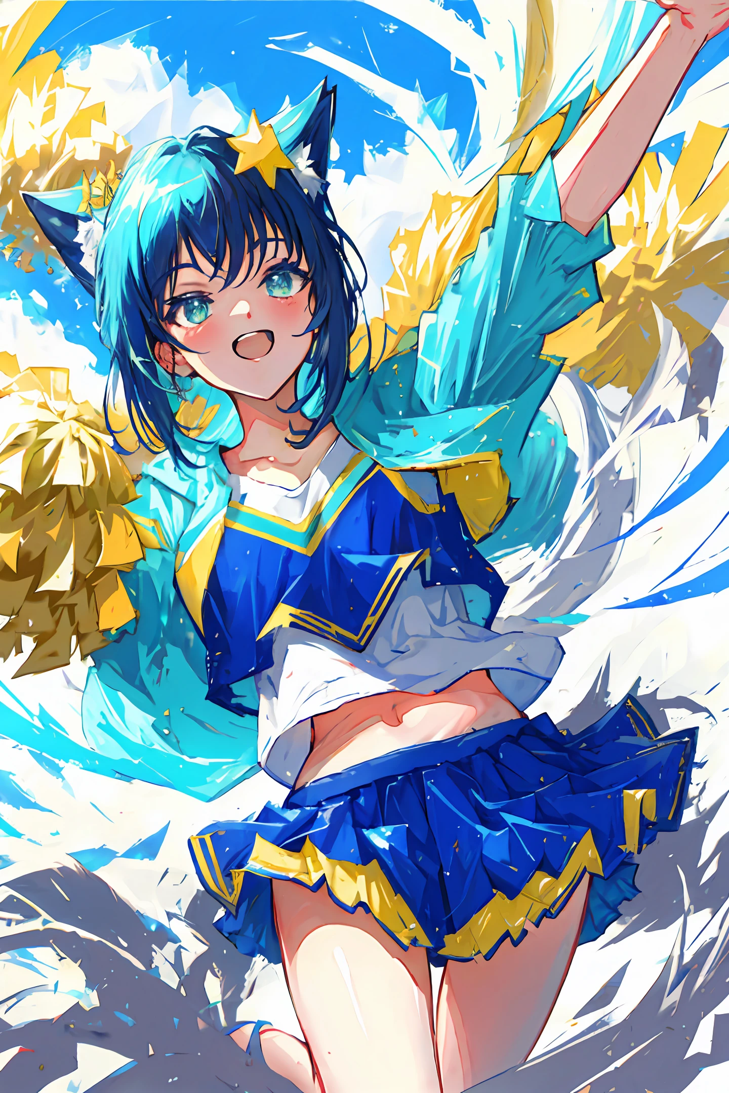 Cheerleader Anime Cheering