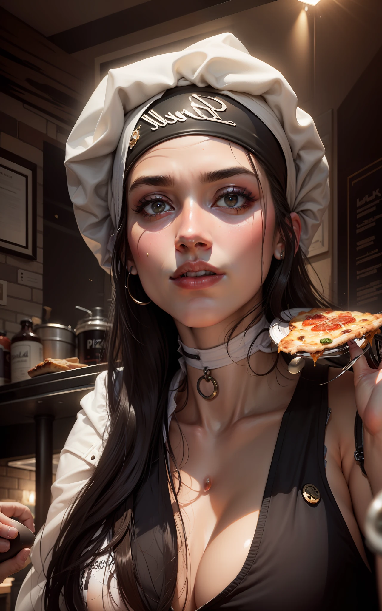 Pizzaiola feminina