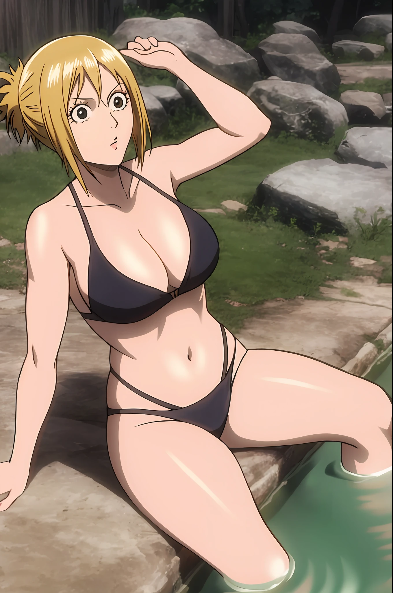 One Piece Nami wears erotic lingerie