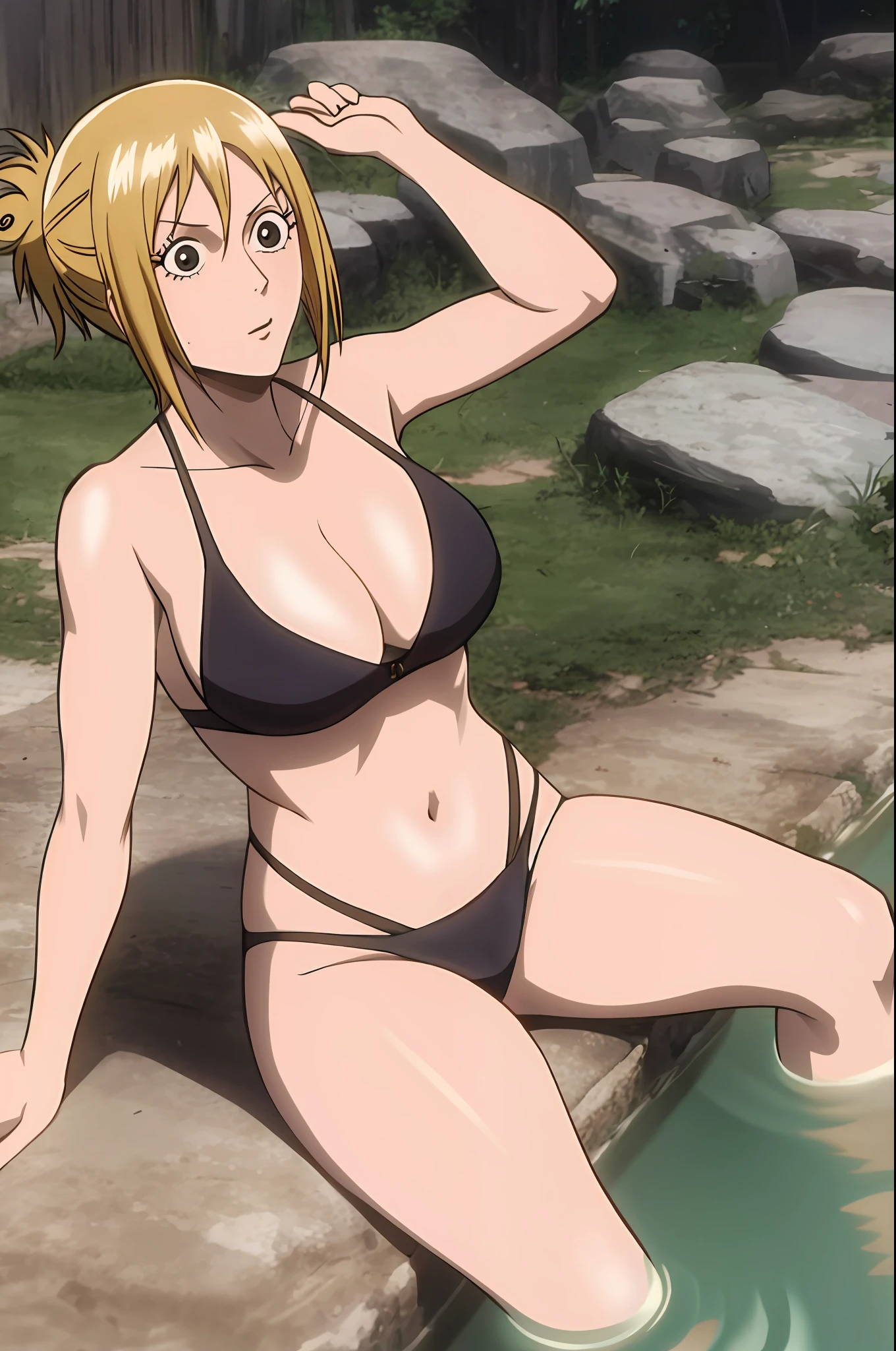 One Piece Nami wears erotic lingerie