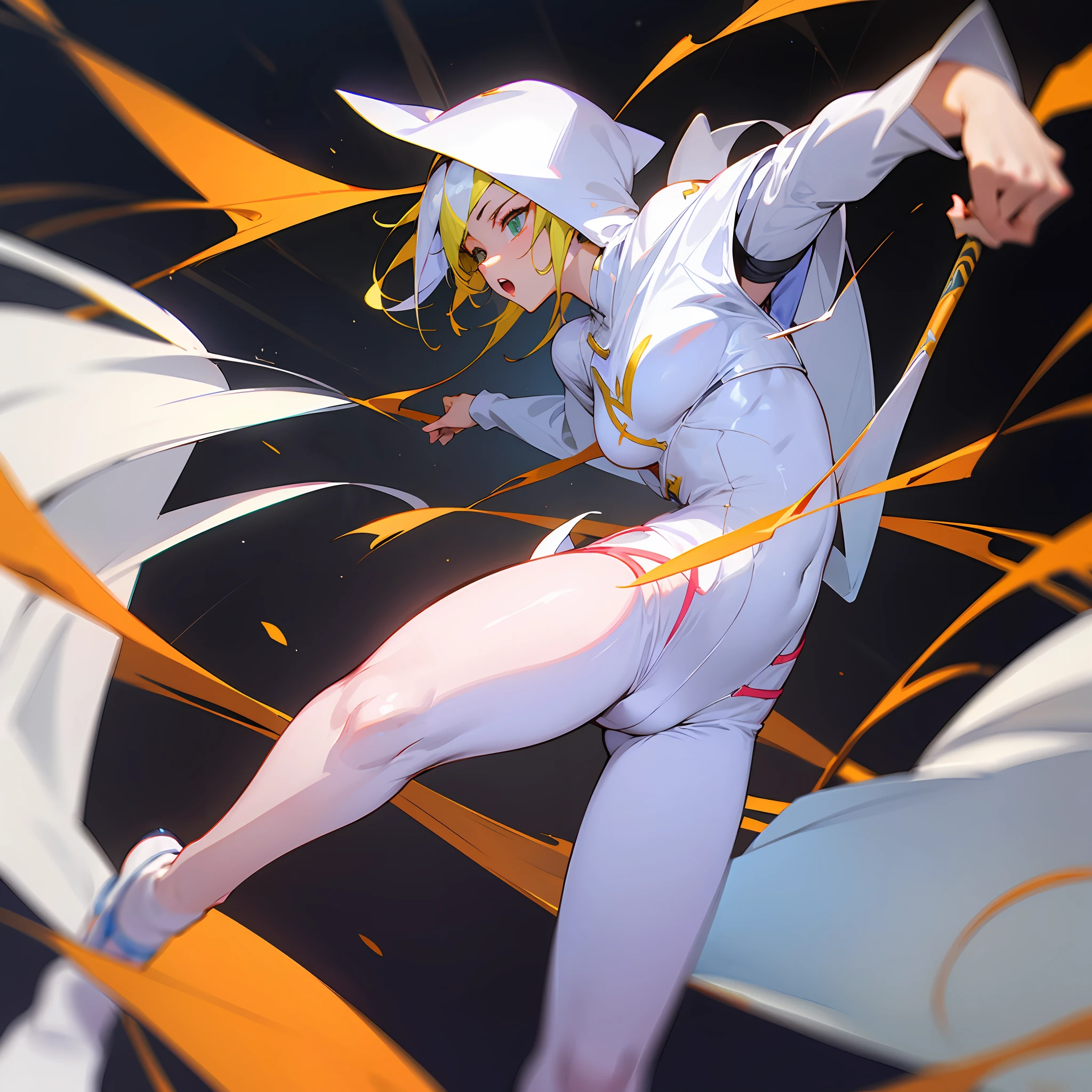wtf，Kizi，Side kick，White costume， --auto