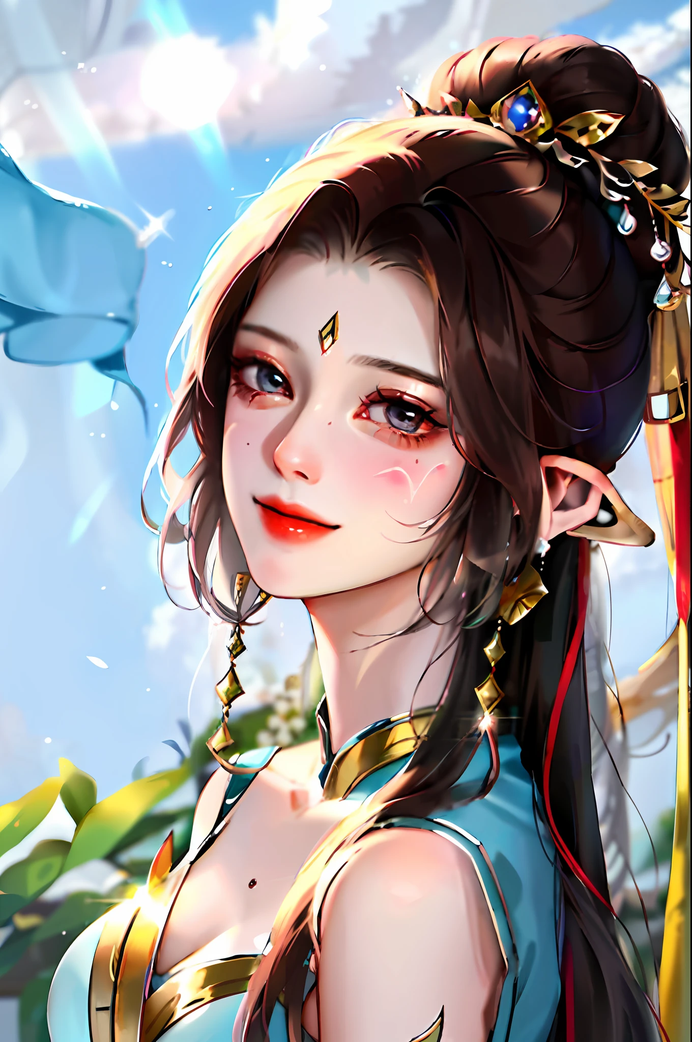 This girl,She has a high ponytail,Random and slightly messy,Like a dancing fairy tale, It depicts a light melody in the air。She had just completed a long run,With a smile on his face,That smile was like a flower blooming for the first time,Pure beauty,Flawlessly bright。The sun hit her slightly sweaty cheeks gently,Pearlescent twinkle,It seems to be plated with a layer of gold,It gives a three-dimensional feeling like an oil painting。
She wears a white school uniform,The white spots on the shoulders are like clouds washed by snow,Reminiscent of the simple and pure dreams of middle school。At the moment,In the sun,She is like an angel who has entered the dust of mortals。Her silhouette shines like the morning sun under the sun,Shyness and coquettishness,Brilliant trance,trance。
In her eyes,Like twinkling stars,Full of anticipation and curiosity for the future。Her slim figure,Like a dancing elf,Melodious wind,It looks like a curved water,Unique and hearty。When the breeze blows,Her clean teeth shimmered with morning dew,The most beautiful smile on his face。She just stood there,Easy and natural,It's like a beautiful picture that the years have given to the world。