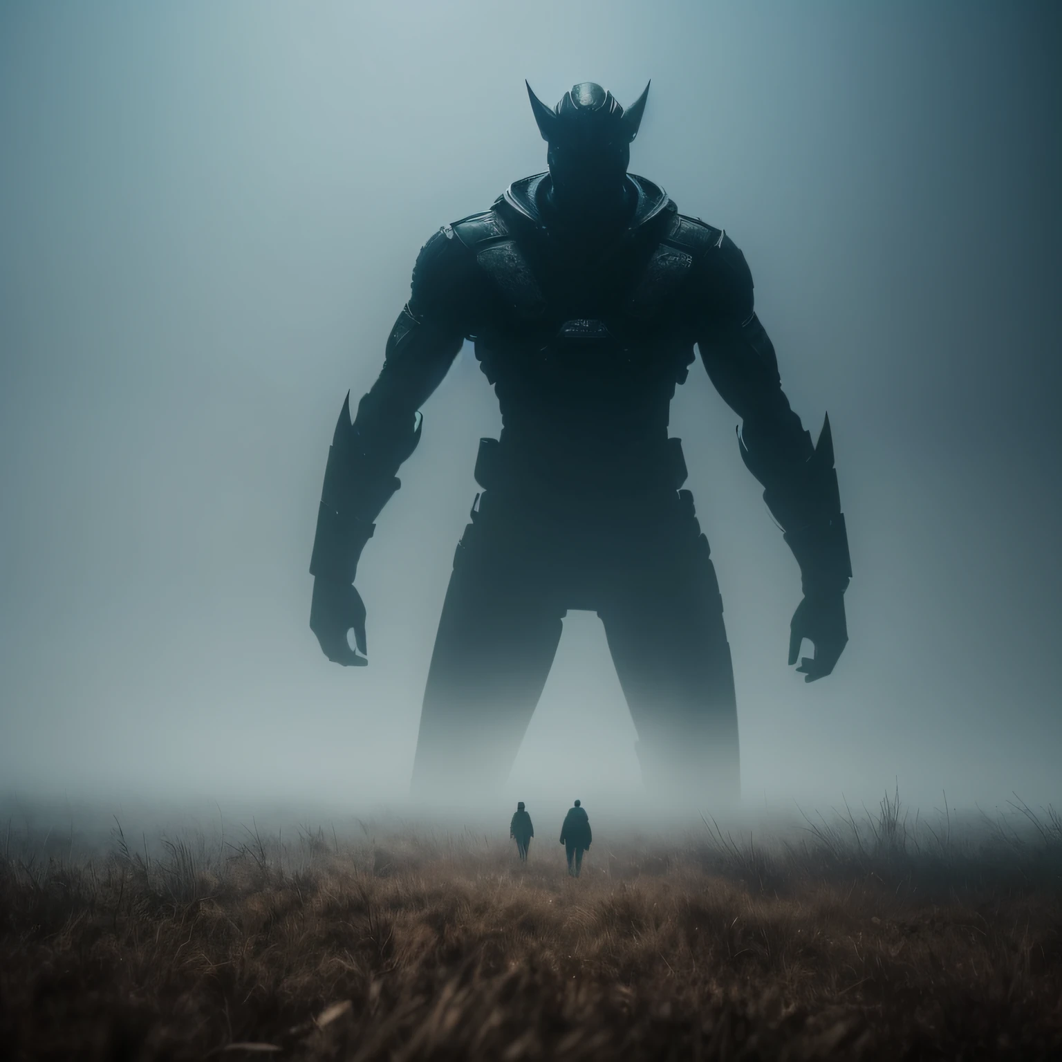 8k,Cinematic footage,A figure looming in the thick fog(cwoman),mystique,Dark Department --auto