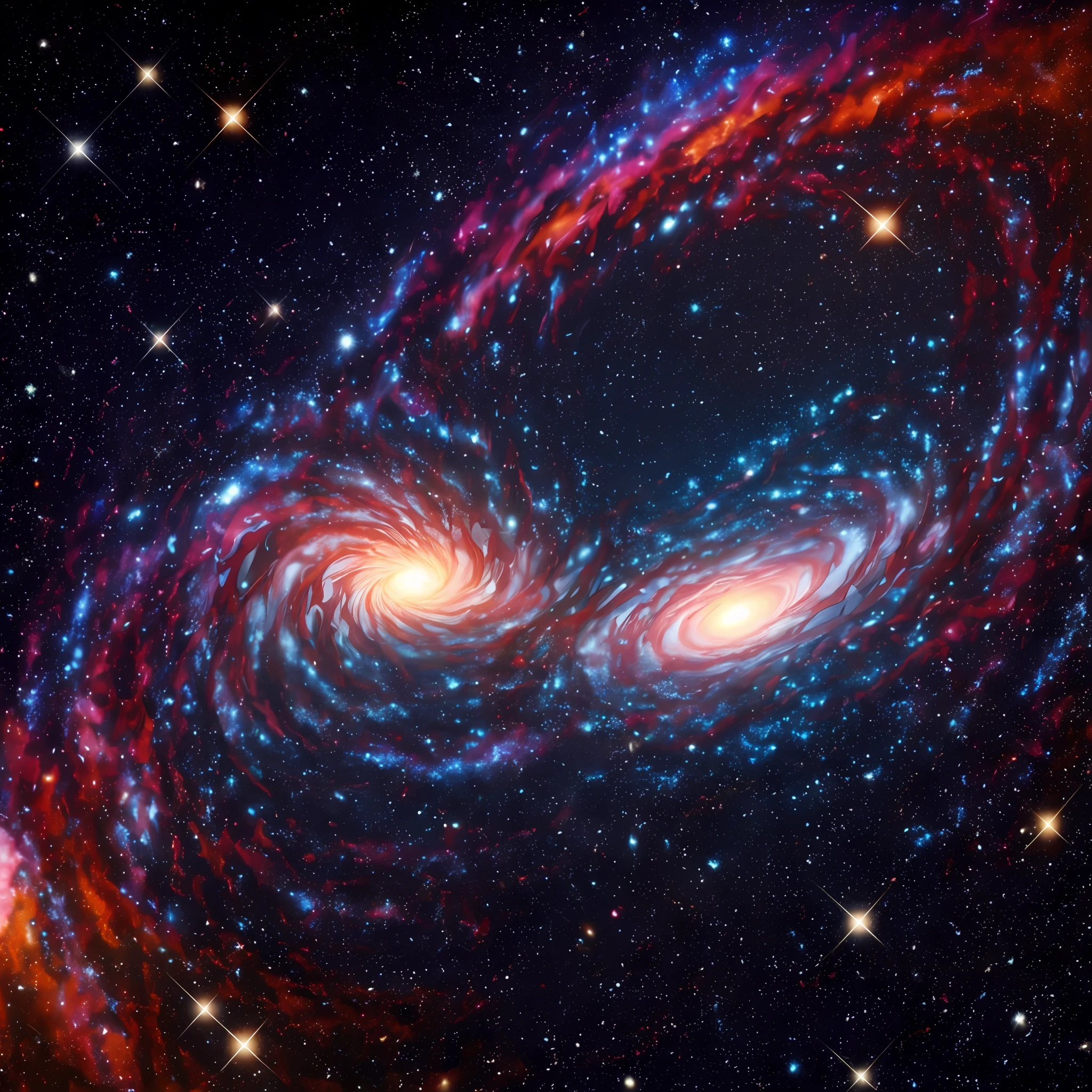 a chrysanthemum-shaped galaxy --auto