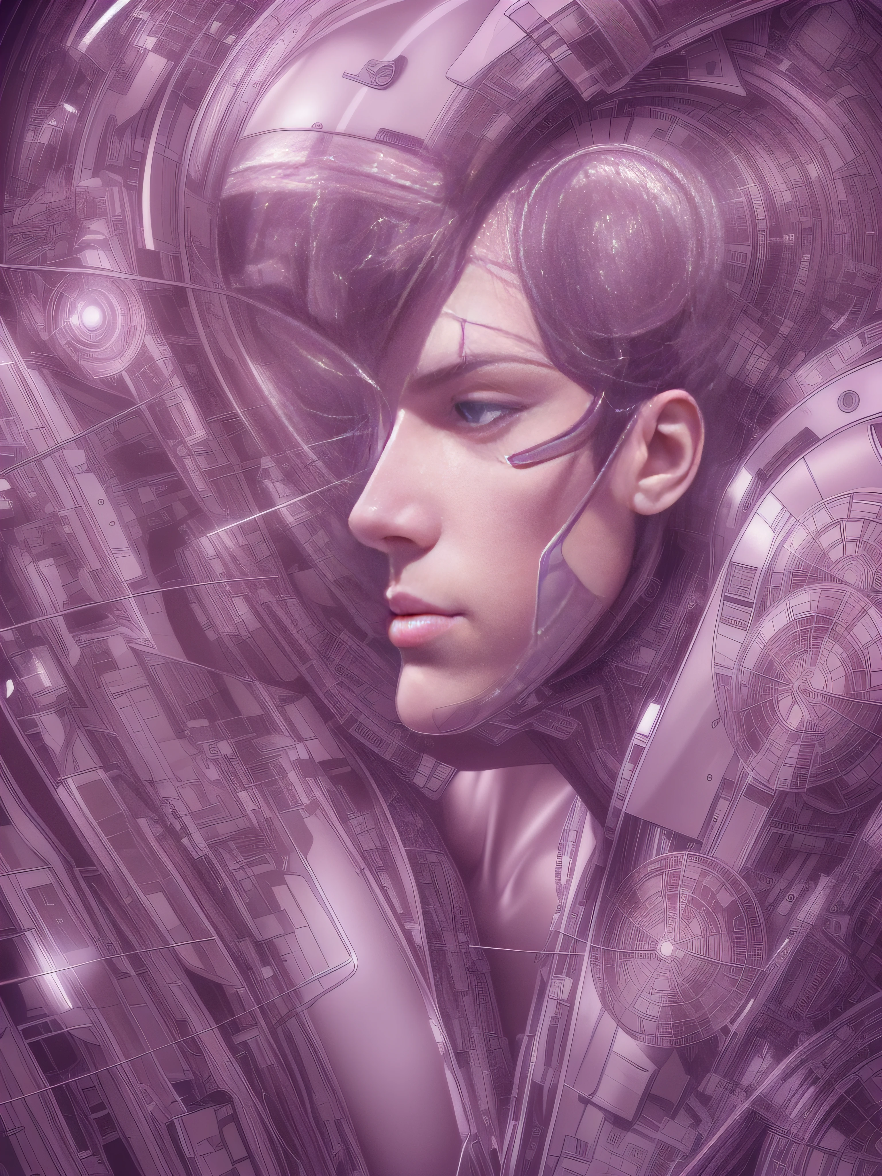 (The art of leading technology，1.4)，Ahead of the curve，（Electronic systems: overhead humanoid robots，Naked muscular masculinity：1.2），（tmasterpiece，best qualityer，Official fine art， Aesthetics：1.2），（Hyper-detailing），（（see-through thong：1.2））（（Biopunk，Cyborg man：1.1））（（various old tvs in the background：1.1））finely detailled，Most Best Illustration，hand-drawn high quality，（scybernetic，hight contrast），（Have a detailed brain that you can see：1.3），（Artistically），Line drawing，（Complex lines），Clear lines，s fractal art，Brush strokes，ukiyo-style，（nakeness，Muscular macho，full-body portraits，see-through thong，Extreme closeup：1.1），（Muscular macho，Skin tone transparent tweezers：1.1）（,With a delicate heart that can be seen：1.1），The perfect facial features of a supermodel，whole body show（muscles cable wires：1.2），Large scene composition，Perfect pectorals and abs，Mysterious night，Extremely provocative and sexy（Add details），（detailedbackground：1.2），（|cyber punk perssonage，core，），A high resolution，extremy detailed（（Realistic skin，Ultra-artistic，I only wore a pair of transparent thongs with a skin tone，The internal structure is faintly visible：1.2））（（whole body display，Extreme detail：1.2））（Canon M50|100mm|sharp fokus |Gently|ultra-realistic realism |The is very detailed|intricately details |blood vessel ：1.2）