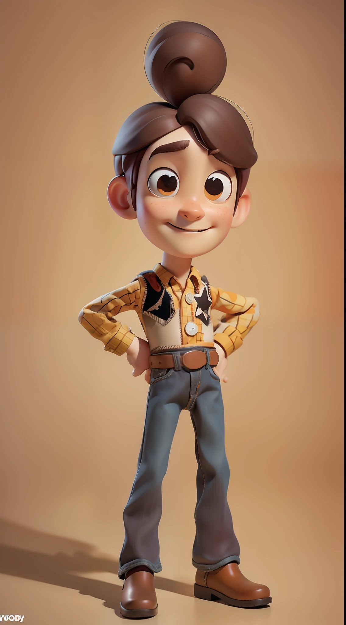 cute Woody Cowboy Toy Story by Pixar big head