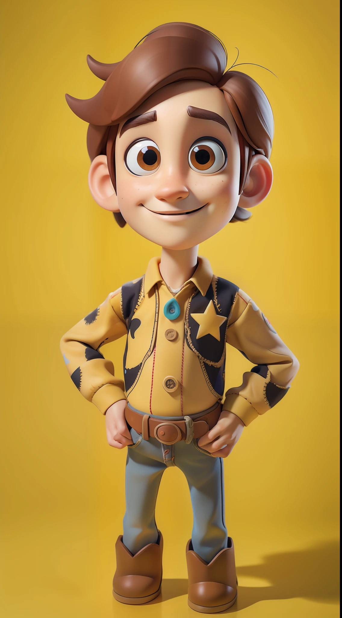 cute Woody Cowboy Toy Story by Pixar big head