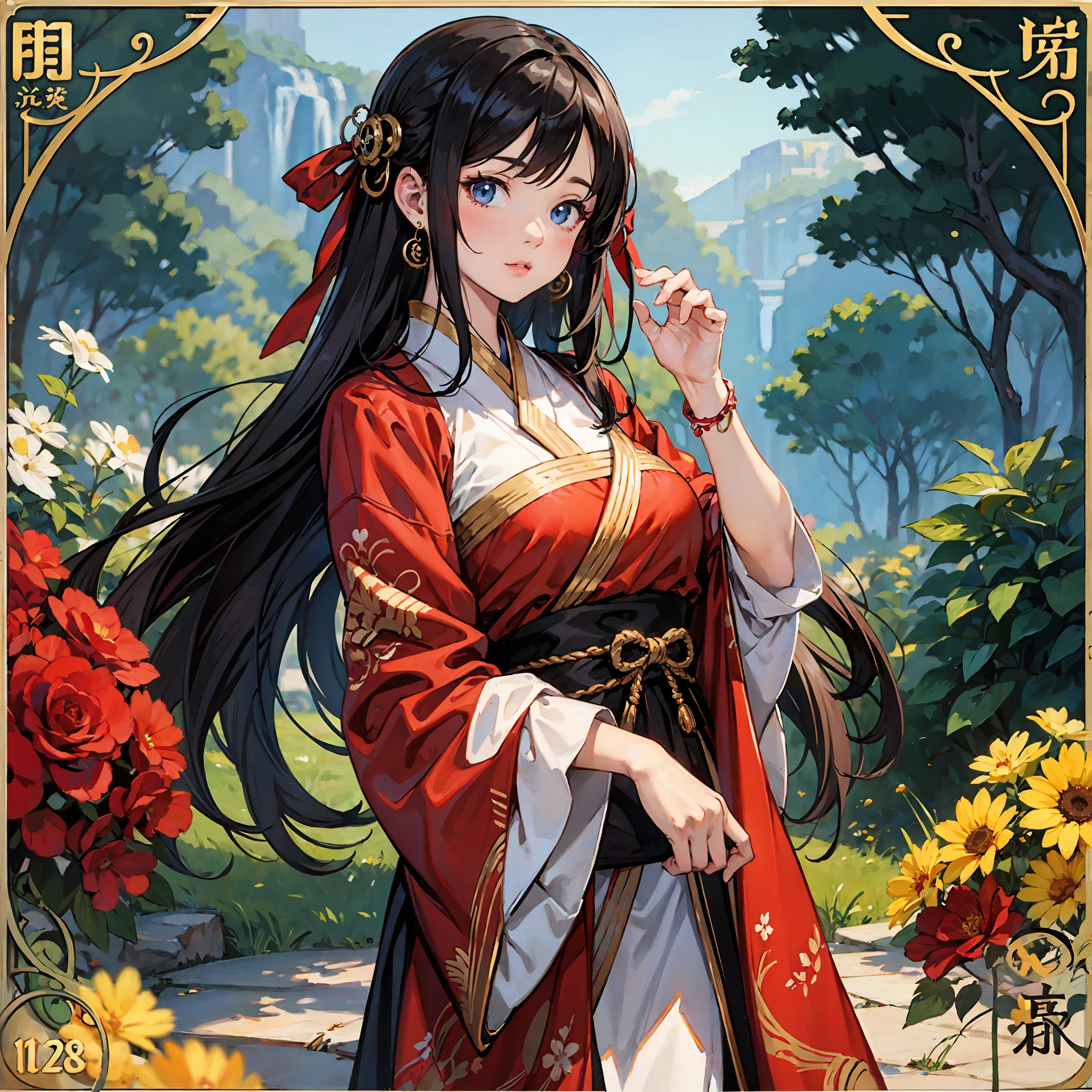 (best quality), girl,oriental detailed background, --auto