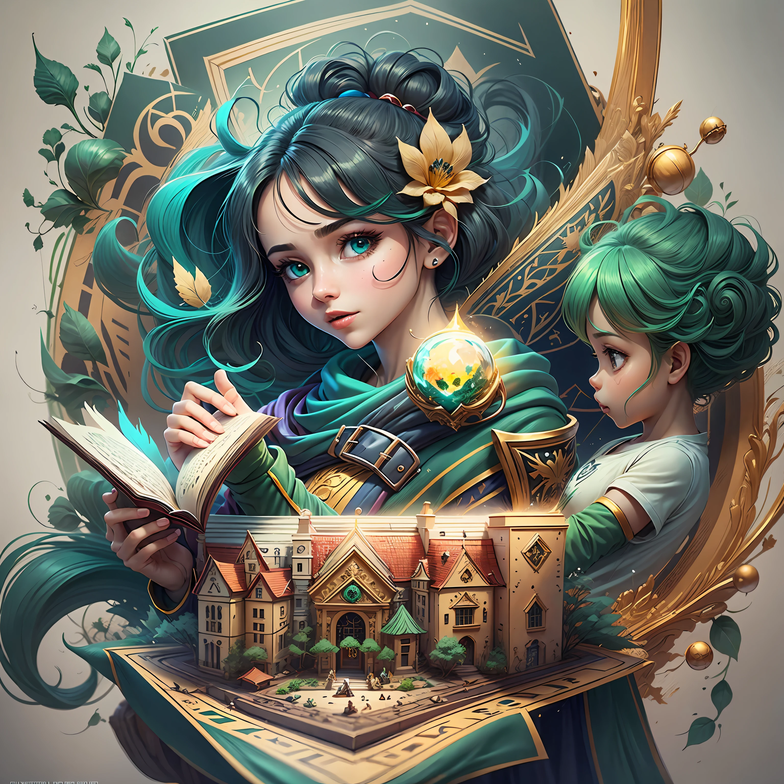 Elementos da Logo:
Nome do jogo: O nome "Academia Aventura" deve ser escrito em fonte ousada, with a style that refers to school and knowledge. A palavra "Academia" pode estar em destaque, enquanto "Aventura" aparece logo abaixo em um tamanho menor, but still readable.
Icon or symbol: Ao lado ou acima do nome, Include an icon or symbol that represents the hero's journey and the magic of the academy. Pode ser um livro aberto com um feixe de luz saindo dele, simbolizando o conhecimento sendo revelado. Ou, It may be a scroll wrapped with a magical emblem, suggesting that the player is about to embark on a magical journey of learning.
Paleta de cores: Use uma paleta de cores vibrantes e alegres, com tons de azul, verde, amarelo e rosa. Colors should convey the idea of fun, aventura e aprendizado.
Artistic style: Opt for an artistic style that combines cartoon elements with a touch of magical details. A logo deve ser atraente e cativante, Attracting both children and adults.
Fundo: If possible, Create a subtle outline or frame around the logo to give a sense of cohesion and unity.
The logo should be easily adaptable to different sizes, as it will be used in the vignette and other platforms for promoting the game.
Remember that a logo is a visual representation of your game, portanto, It's important to work with a talented graphic designer to create detailed, professional artwork. This description is just an initial idea to inspire the creative process.