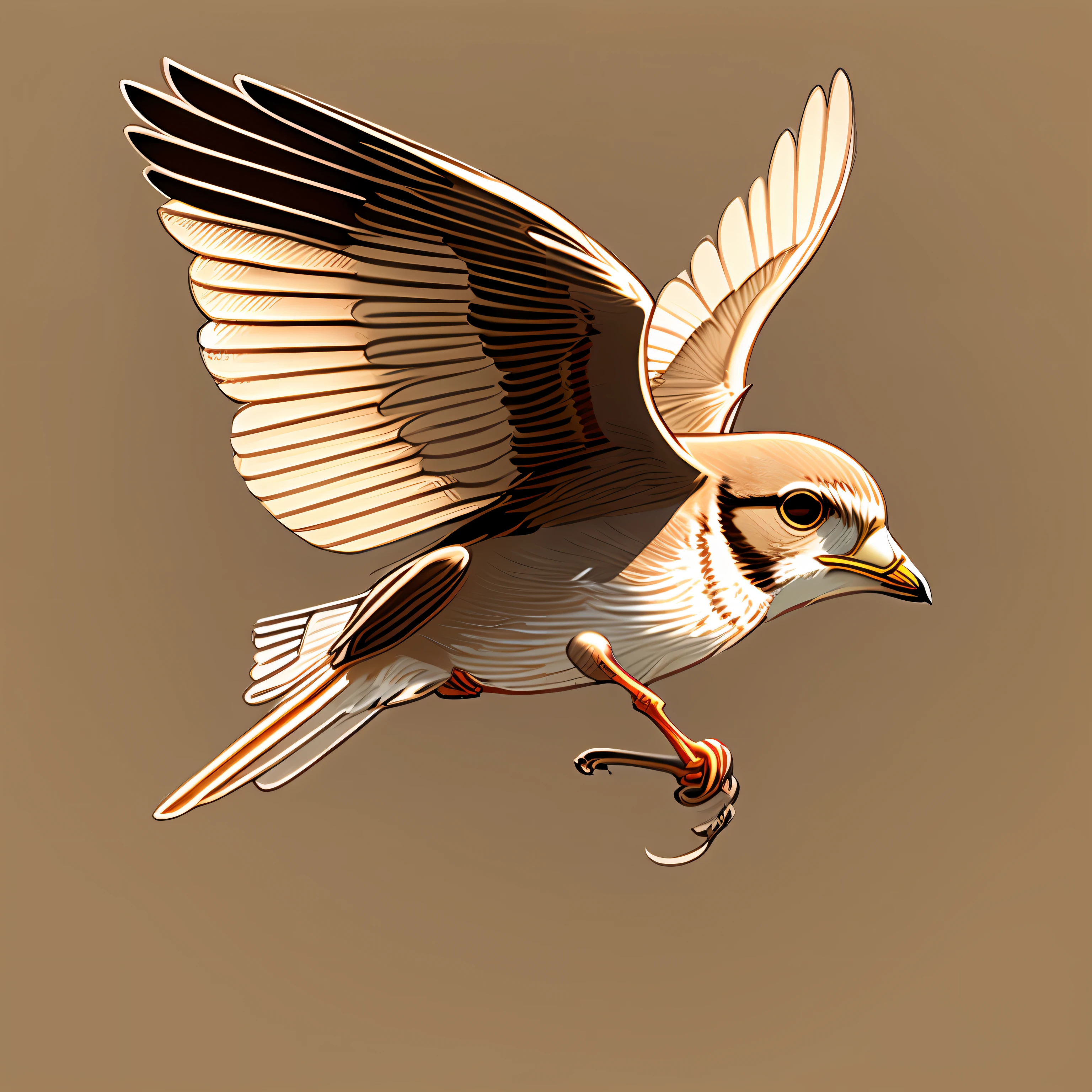 Pencil sketch style,Light brown tones, Extreme detail,Petrels,Spread your wings and fly --auto