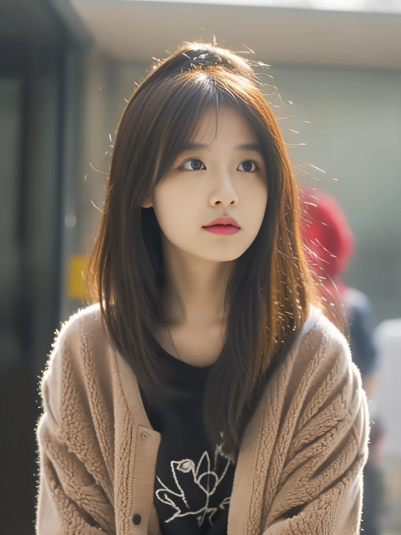 The eye distance is slightly narrower,1girl
